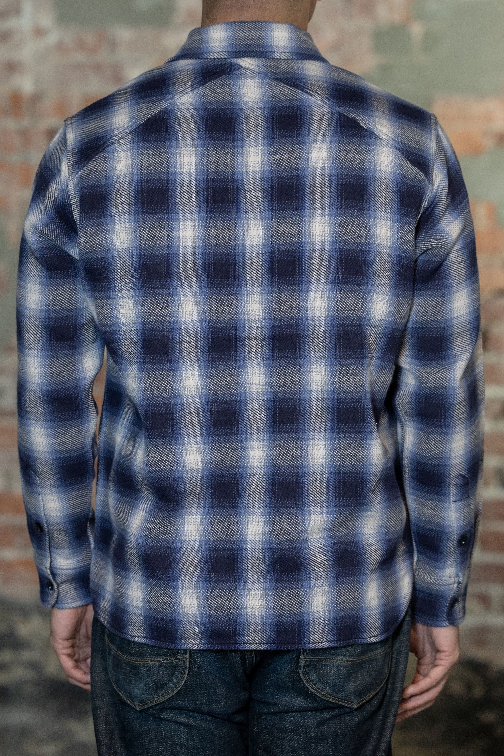 3sixteen Crosscut Flannel - Royal Blue Plaid - Image 3