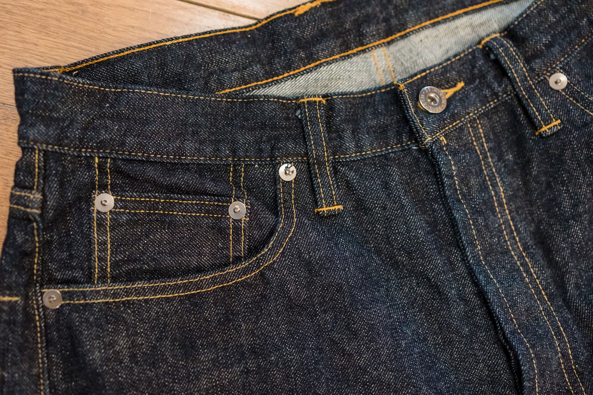 3sixteen CS-100xk - Classic Straight - Rinsed Indigo Kibata - Image 5