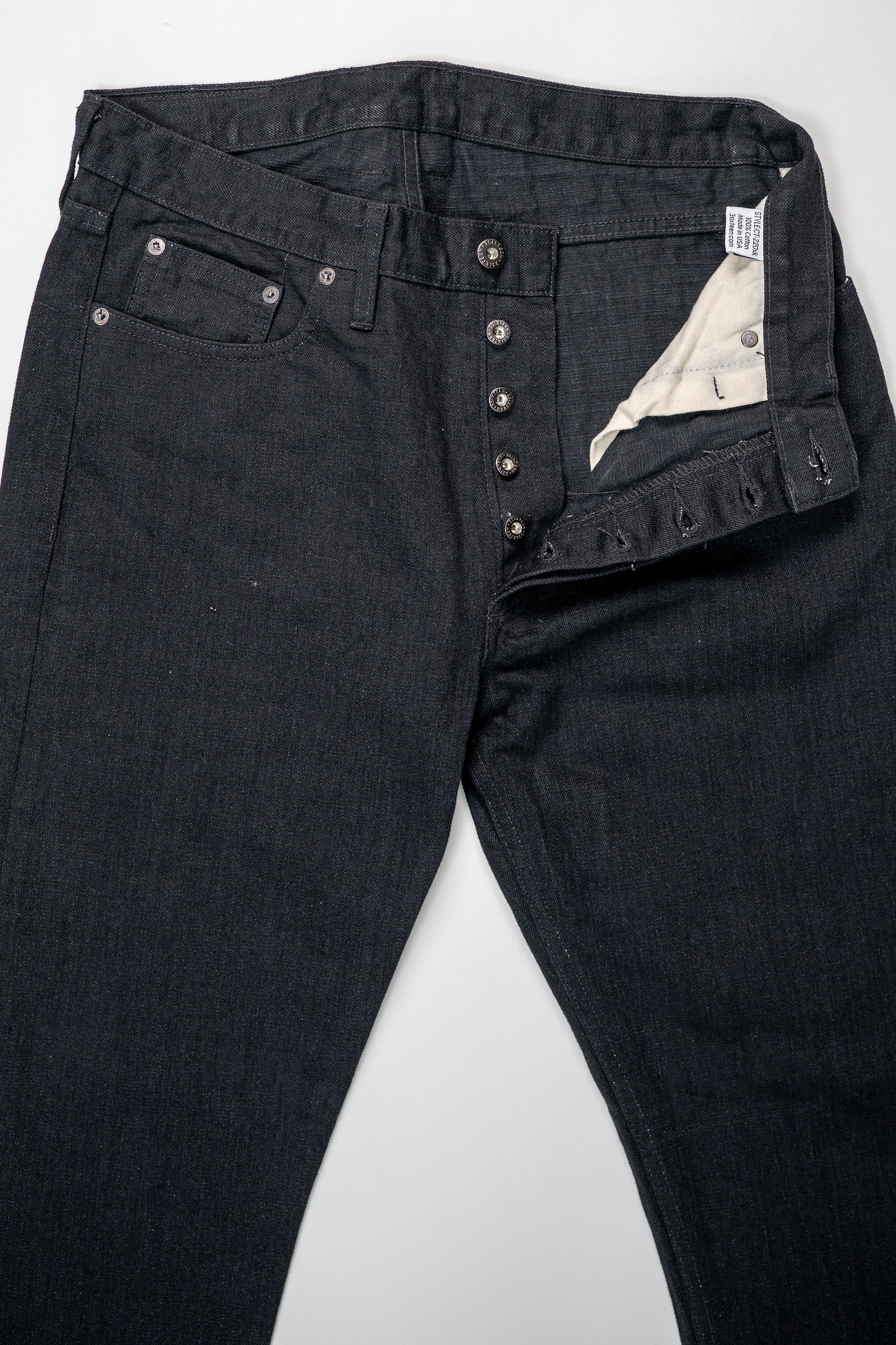 3sixteen CT-220xk - Classic Tapered Rinsed Black Kibata - Image 5