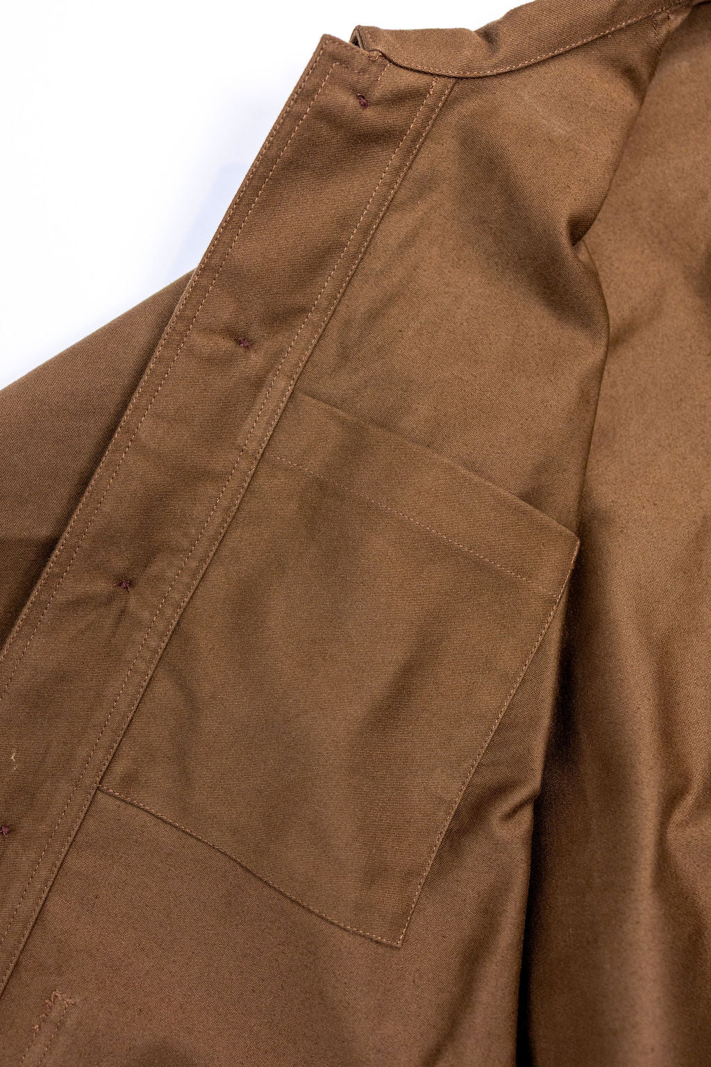 3sixteen French Work Jacket - Brown Moleskin - Image 10