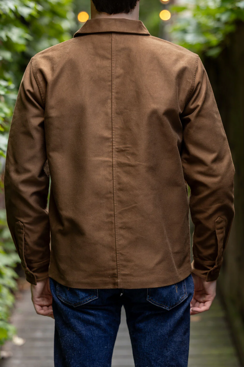 3sixteen French Work Jacket - Brown Moleskin - Image 3