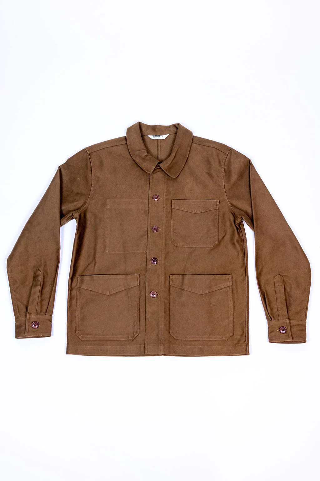 3sixteen French Work Jacket - Brown Moleskin - Image 4