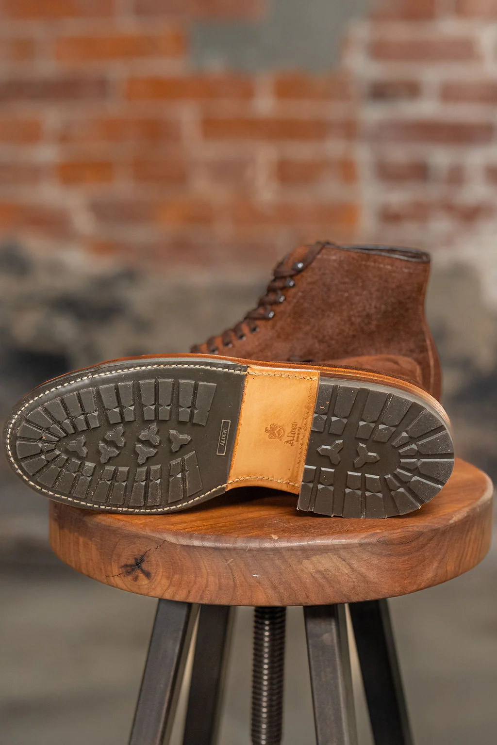 Alden 4015HC Mocc Toe Boot - Reverse Tobacco Oiled Nubuck - Image 5