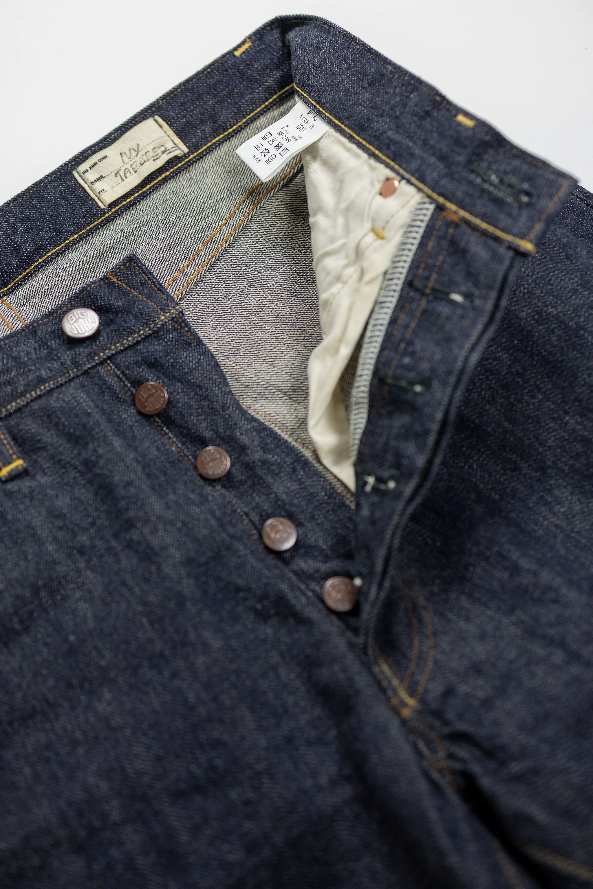 Big John M114J Ivy Tapered Fit - Indigo One Wash - Image 8