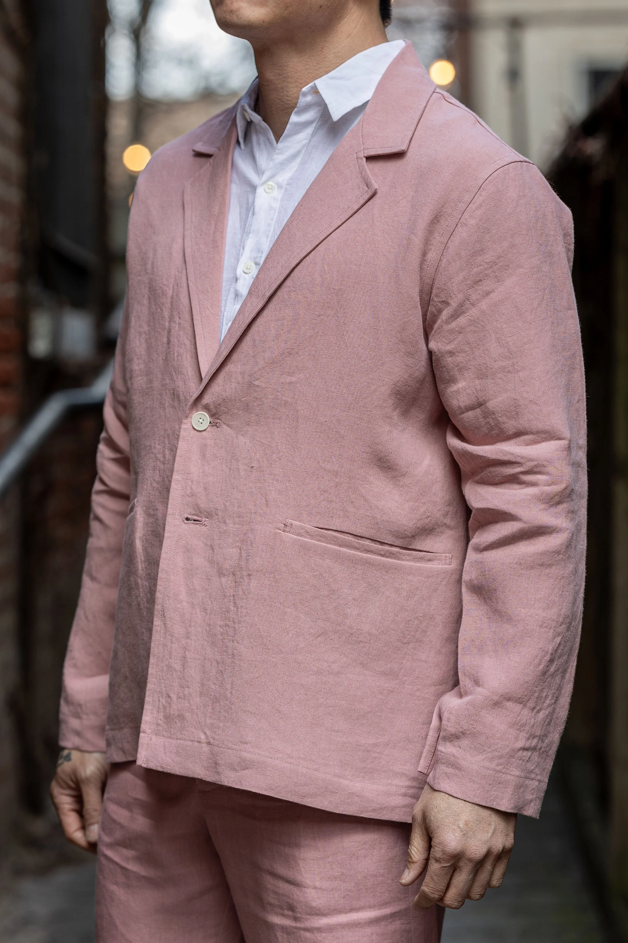 Blluemade Blazer - Belgian Linen Pink - Image 2