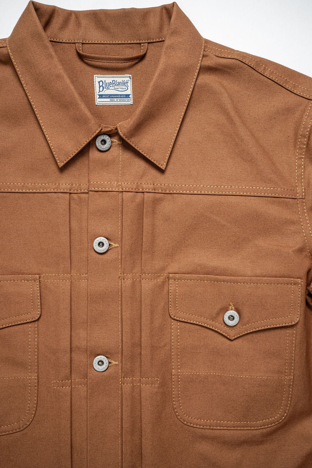 Blue Blanket J06 IT23 Type II Jacket - Italian Duck Canvas - Image 6