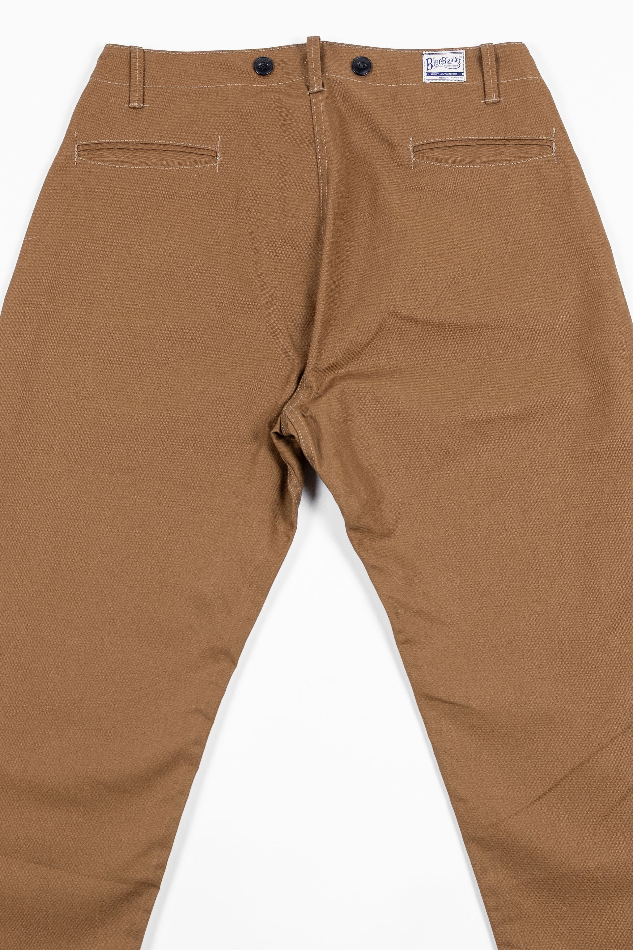 Blue Blanket P39 IT23 Waist Overall - Italian Waxed Khaki - Image 11