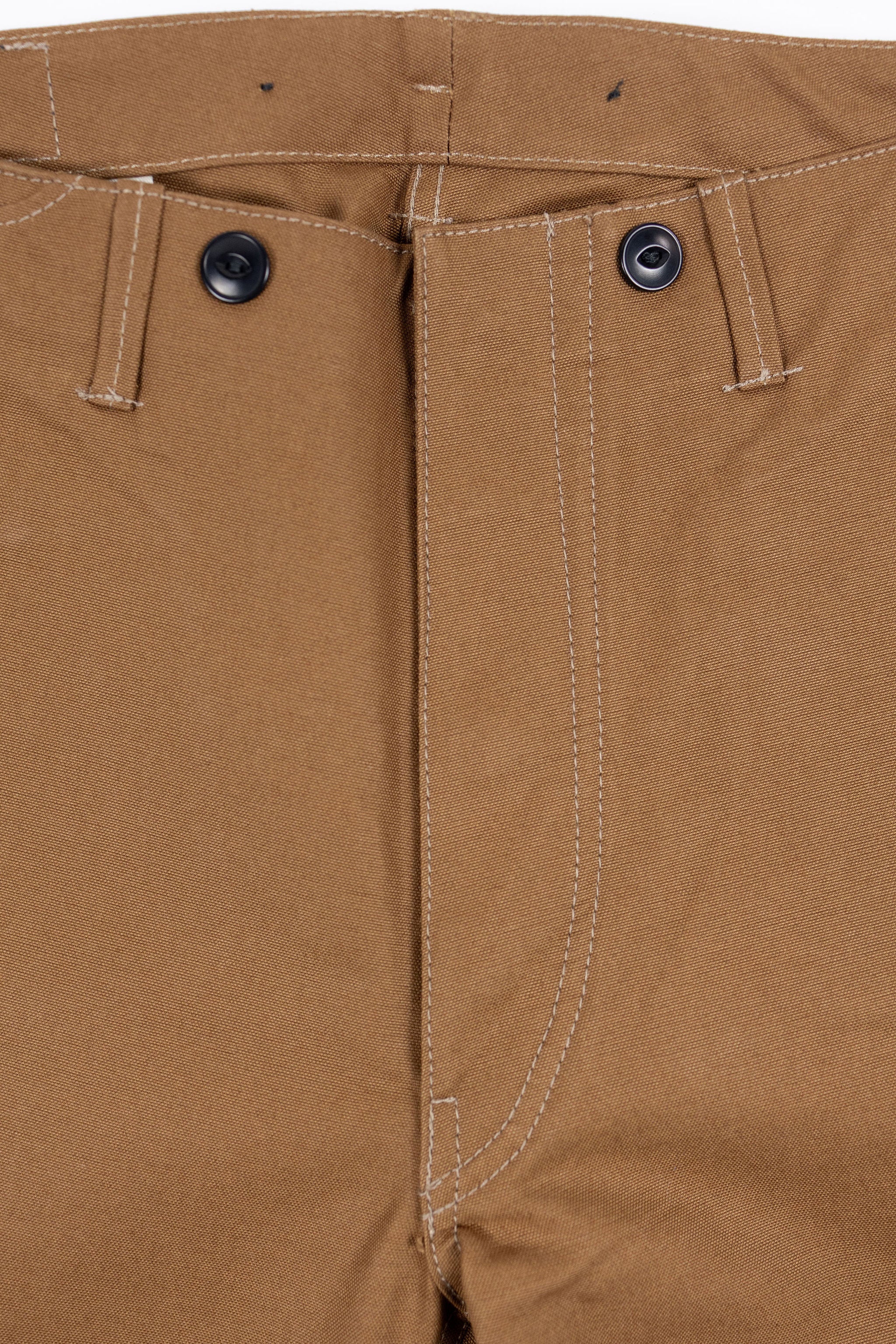 Blue Blanket P39 IT23 Waist Overall - Italian Waxed Khaki - Image 5