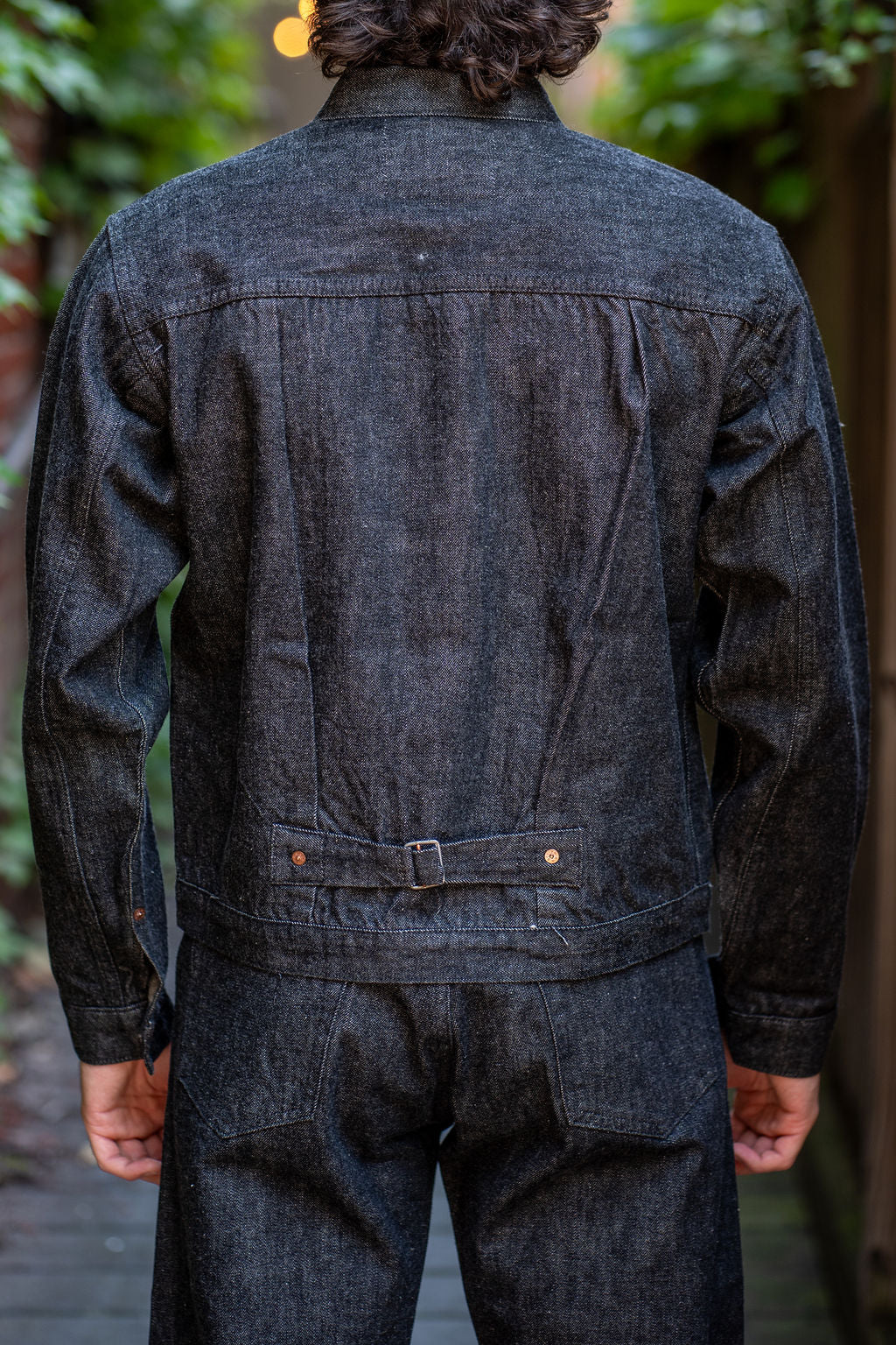 Buzz Rickson's BR16042 World War II Black Denim Blouse - One Wash - Image 3