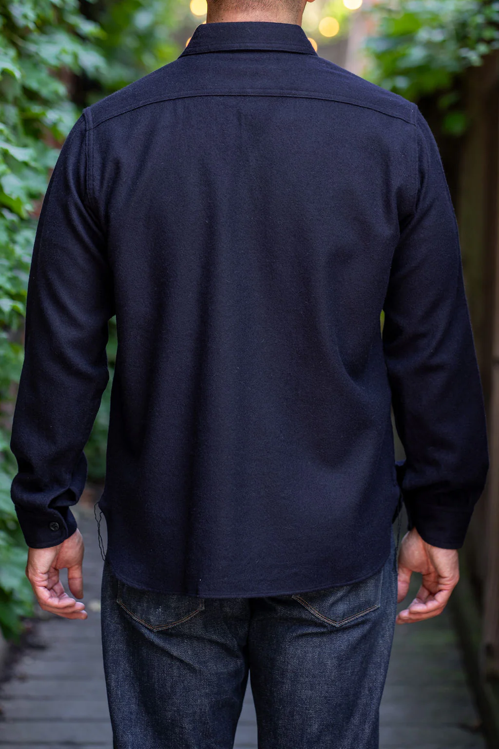 Buzz Rickson's BR24961 C.P.O. Shirt “Naval Clothing Factory” - Navy - Image 3