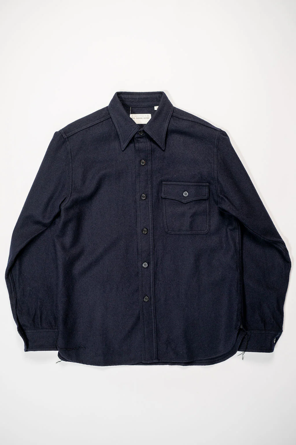 Buzz Rickson's BR24961 C.P.O. Shirt “Naval Clothing Factory” - Navy - Image 4