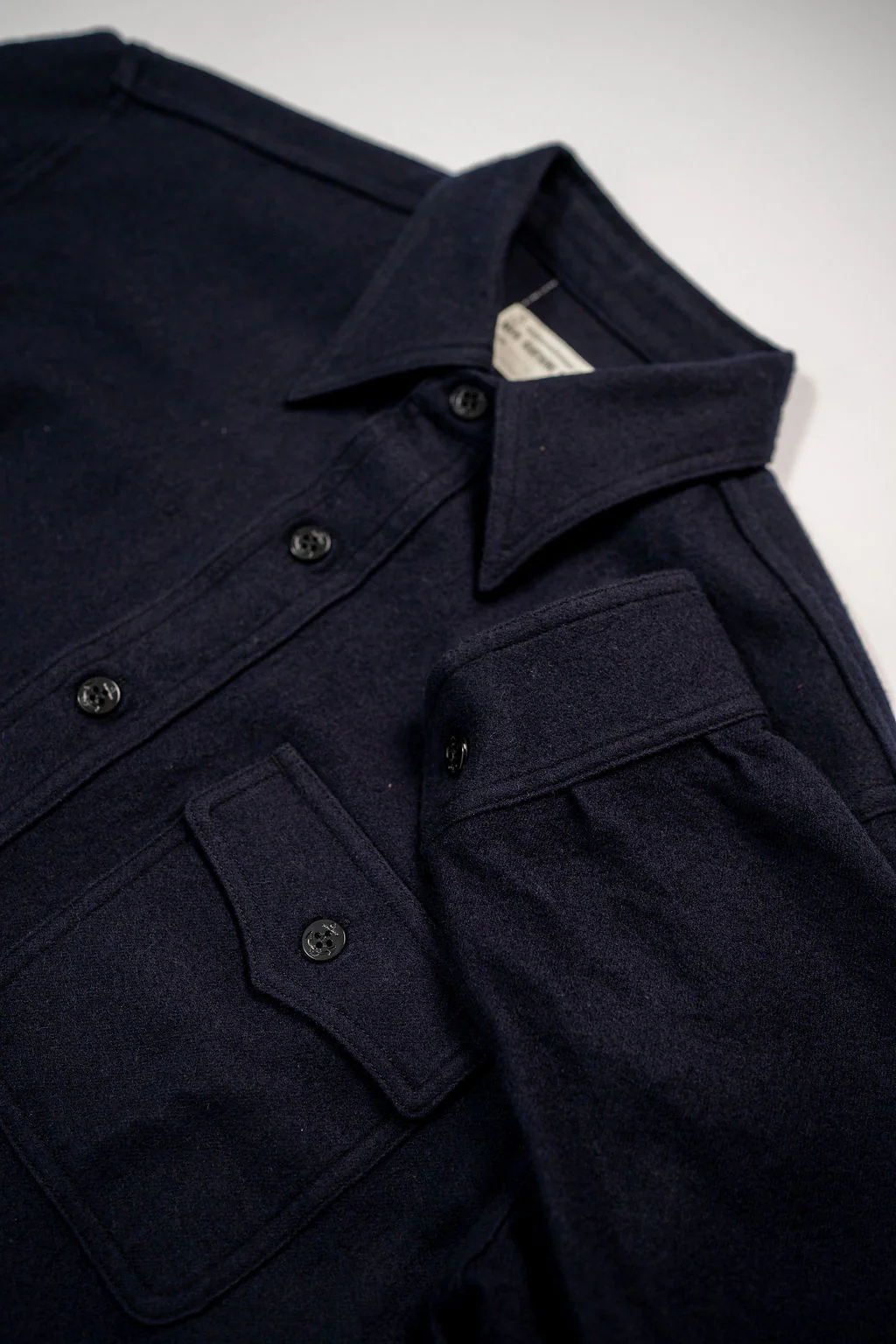 Buzz Rickson's BR24961 C.P.O. Shirt “Naval Clothing Factory” - Navy - Image 5