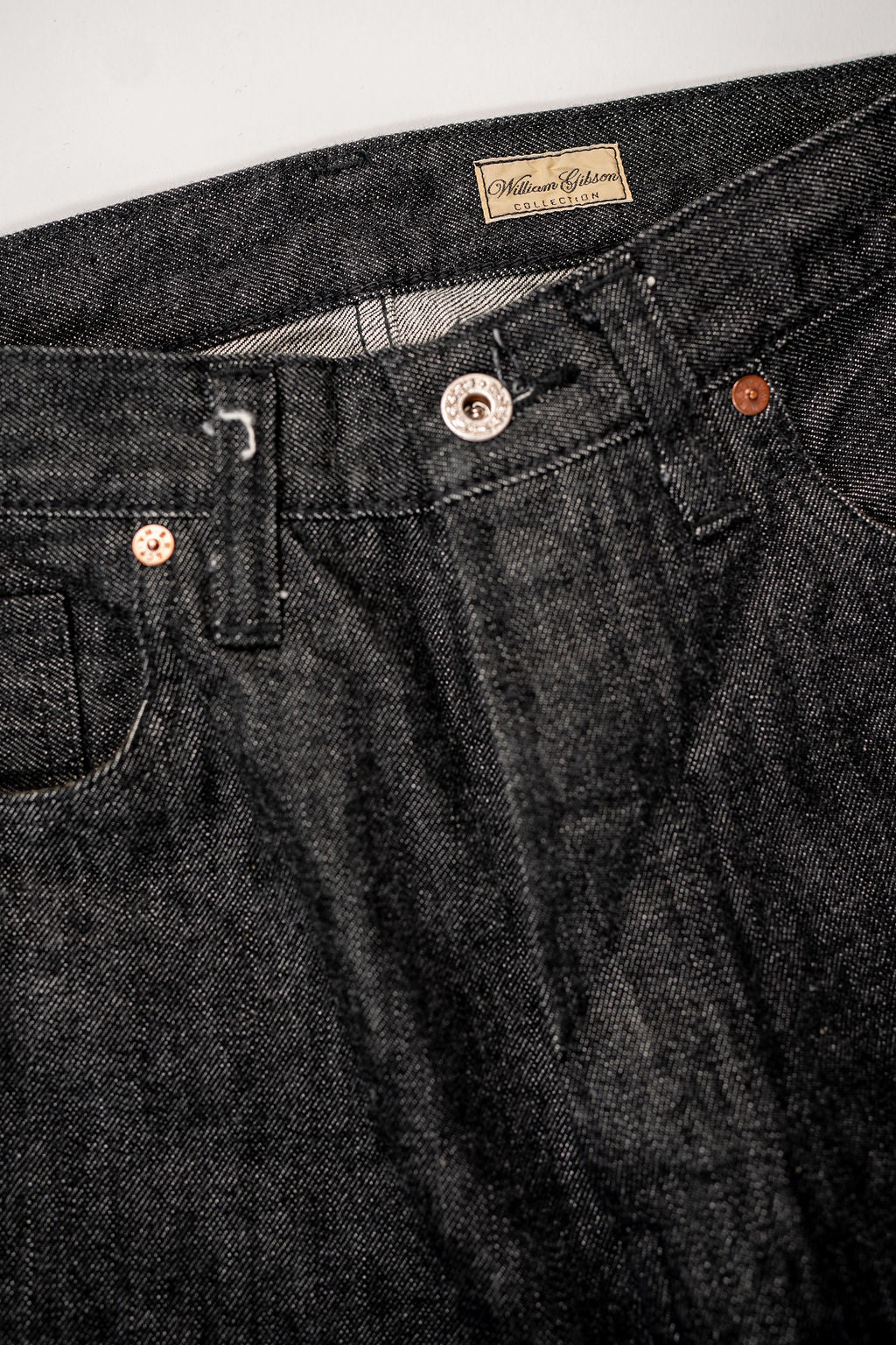 Buzz Rickson's BR43042 World War II Black Denim Waist Overalls - One Wash - Image 5