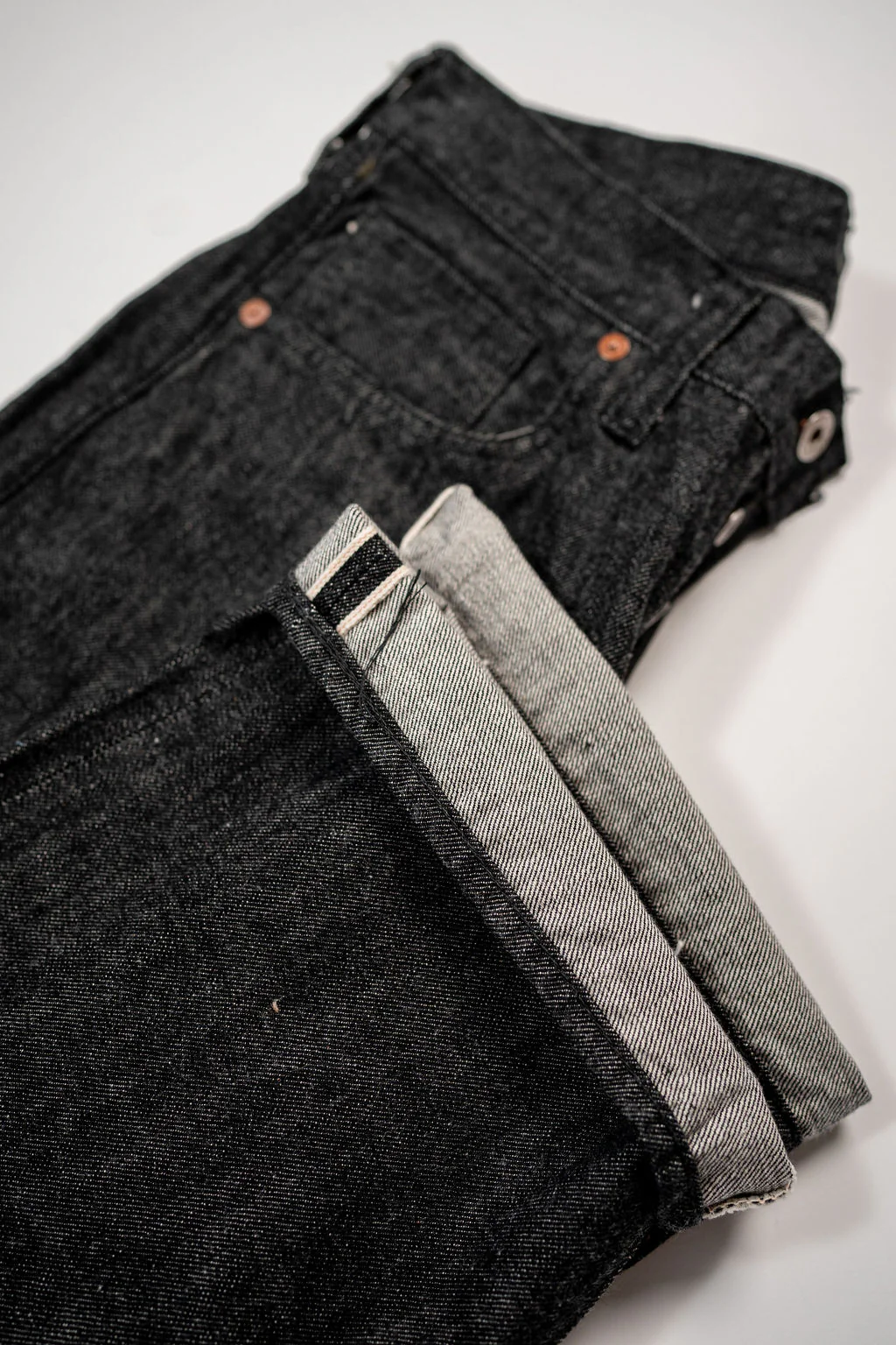 Buzz Rickson's BR43042 World War II Black Denim Waist Overalls - One Wash - Image 8