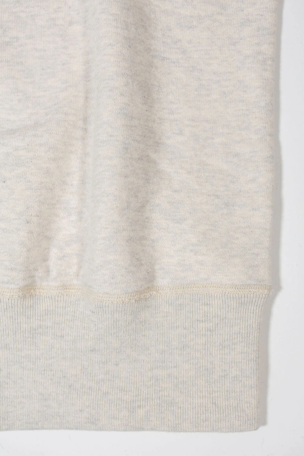 Buzz Rickson's BR65622 Set-in Crew Neck Sweatshirt - Oatmeal - Image 7