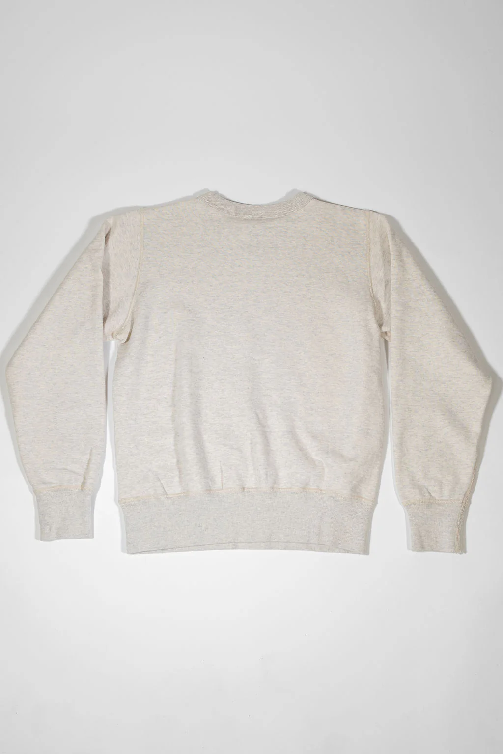 Buzz Rickson's BR65622 Set-in Crew Neck Sweatshirt - Oatmeal - Image 8