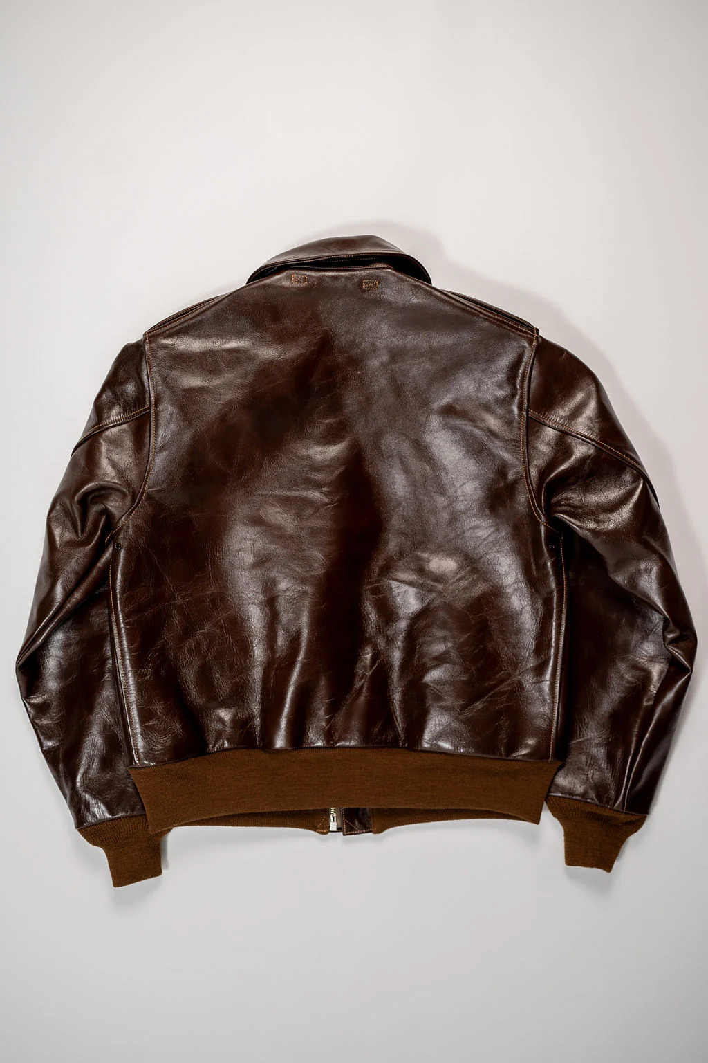Buzz Rickson's BR80593 Type A-2 “Contract no. w535 AC-23380 Rough Wear Clothing co.” - S/Brown - Image 11