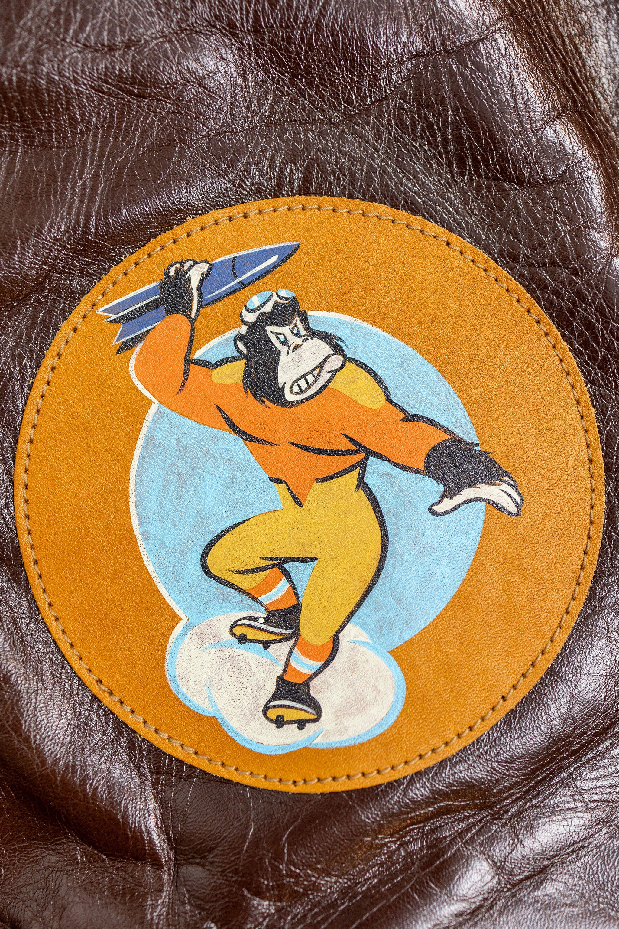 Buzz Rickson's BR80668 A-2 Rough Wear Clothing Co. 451st Bomb. SQ. "Mister Period Twice". - Image 10