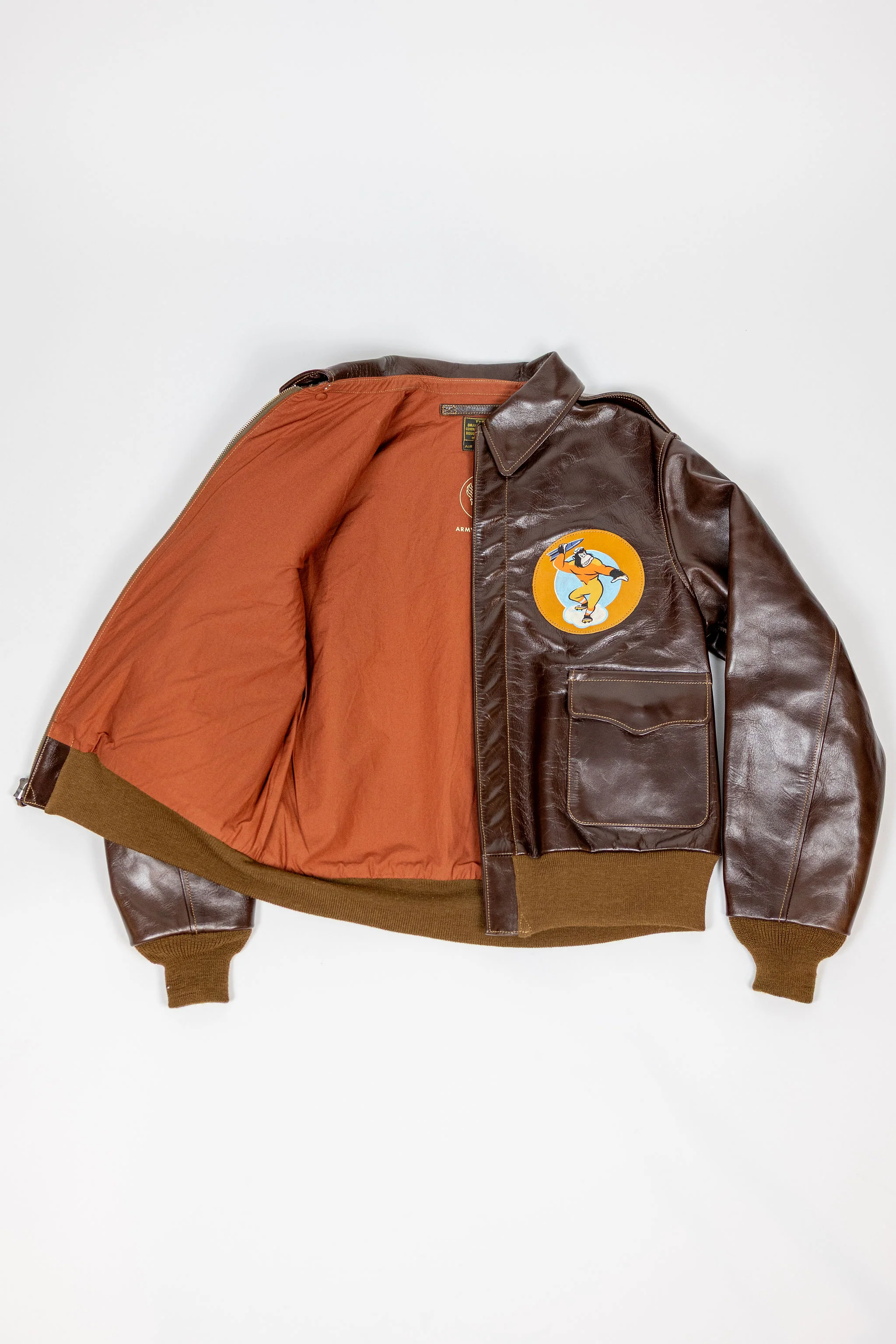 Buzz Rickson's BR80668 A-2 Rough Wear Clothing Co. 451st Bomb. SQ. "Mister Period Twice". - Image 6