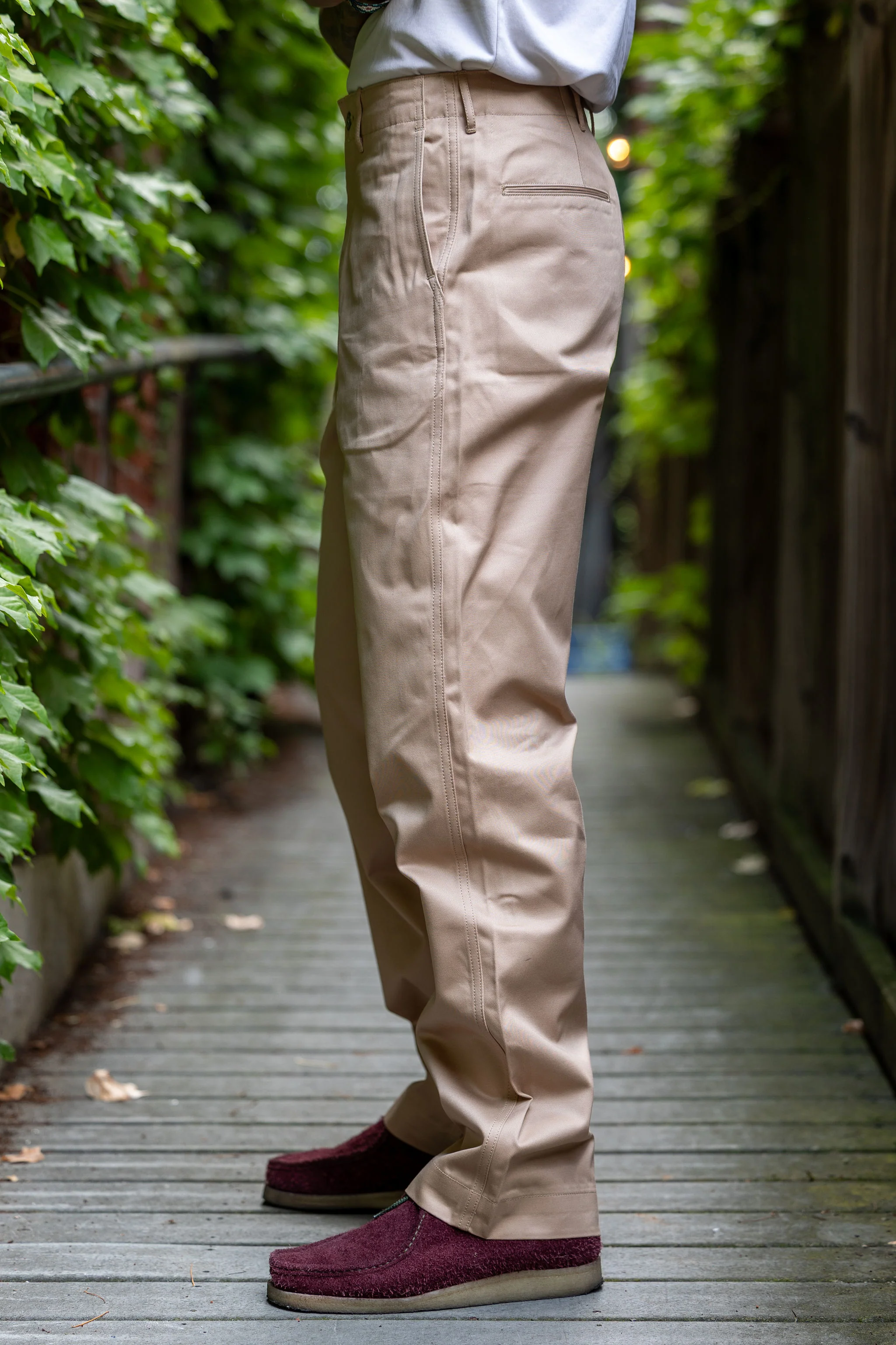 Buzz Rickson's M43036 Early Military Chinos 1942 Model - Beige - Image 2