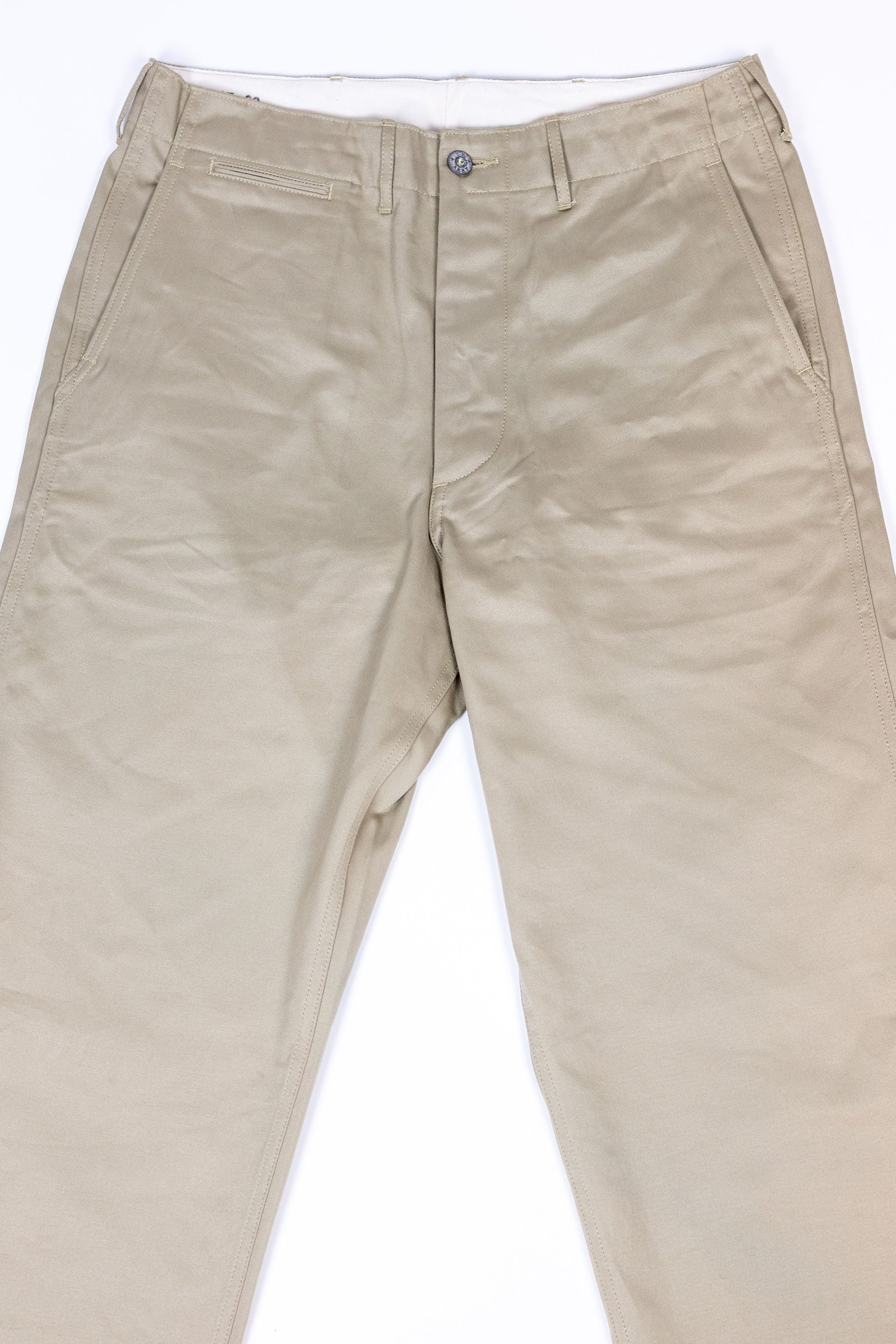 Buzz Rickson's M43036 Early Military Chinos 1942 Model - Khaki - Image 4