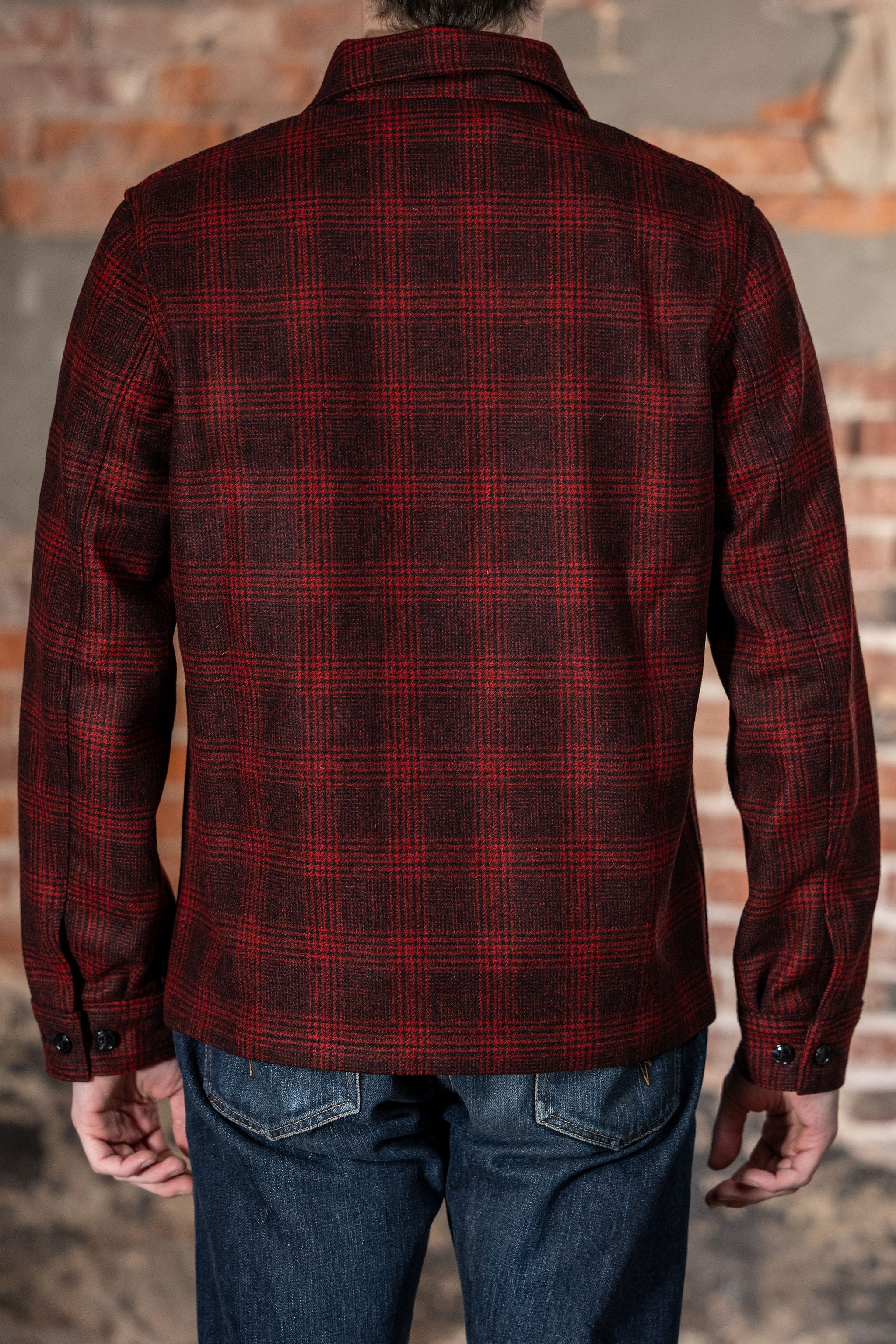 Dehen 1920 Skyline Overshirt - Canyon Plaid Wool - Image 3