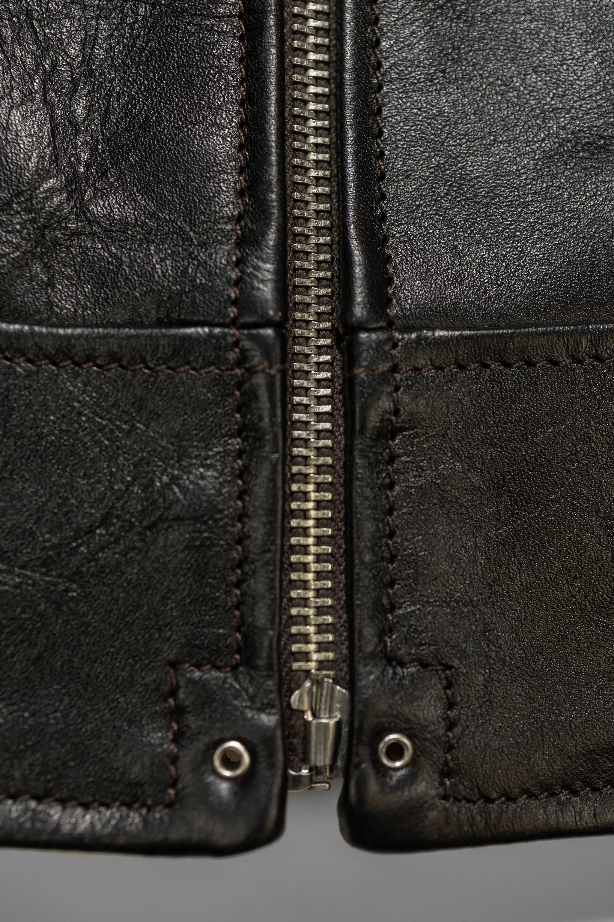 Double Helix Hugging The Curve - Black Teacore Horsehide - Image 13