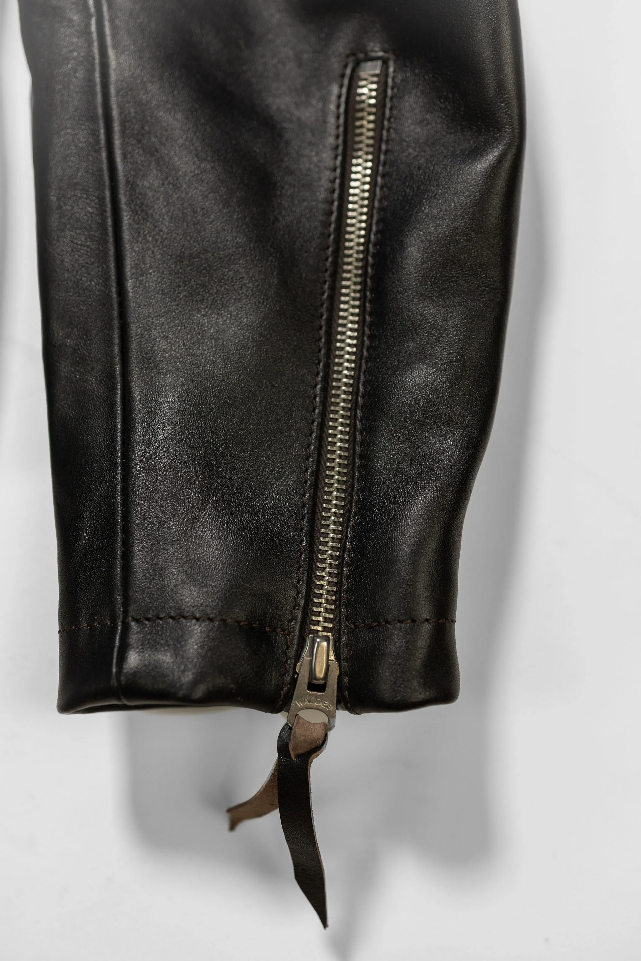 Double Helix - Innovator with Fur Collar Black Teacore Horsehide - Image 13