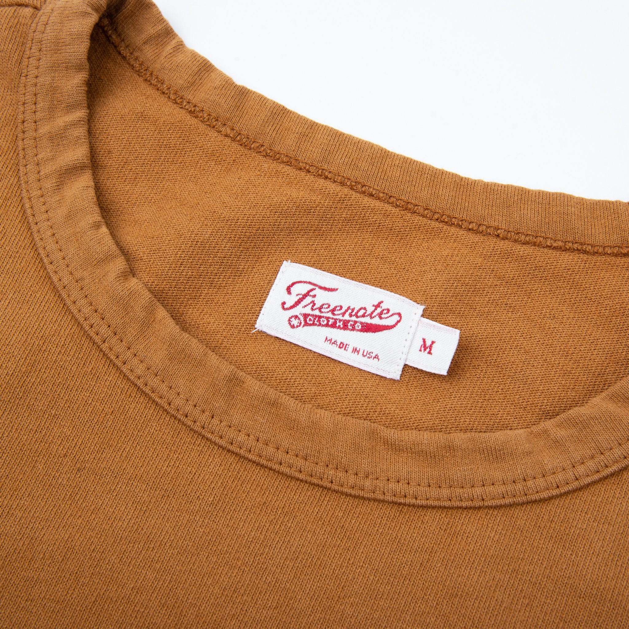 Freenote Cloth 13oz Pocket T-Shirt - Tobacco - Image 6