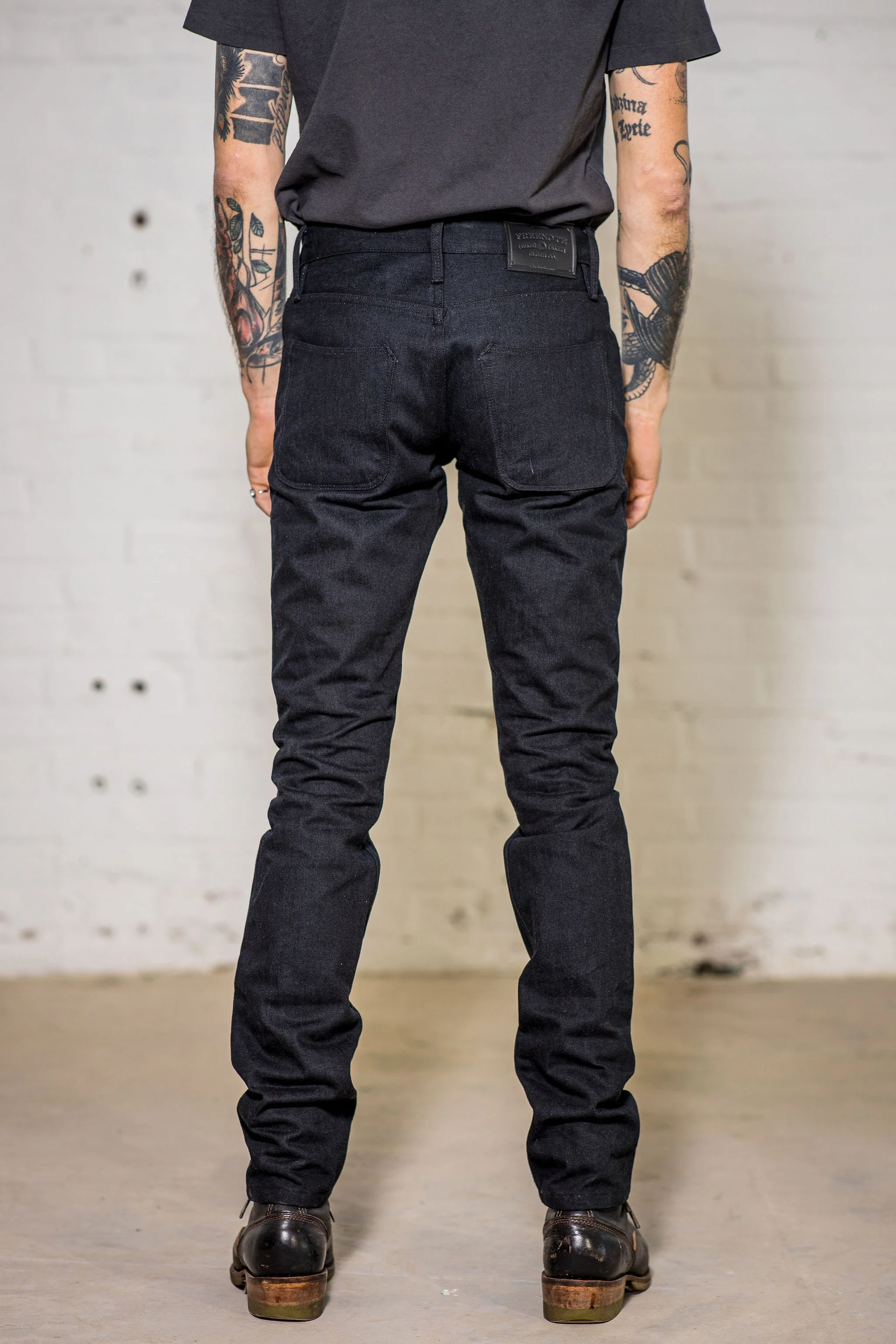 Freenote Cloth Avila - Black Grey Denim - Image 3