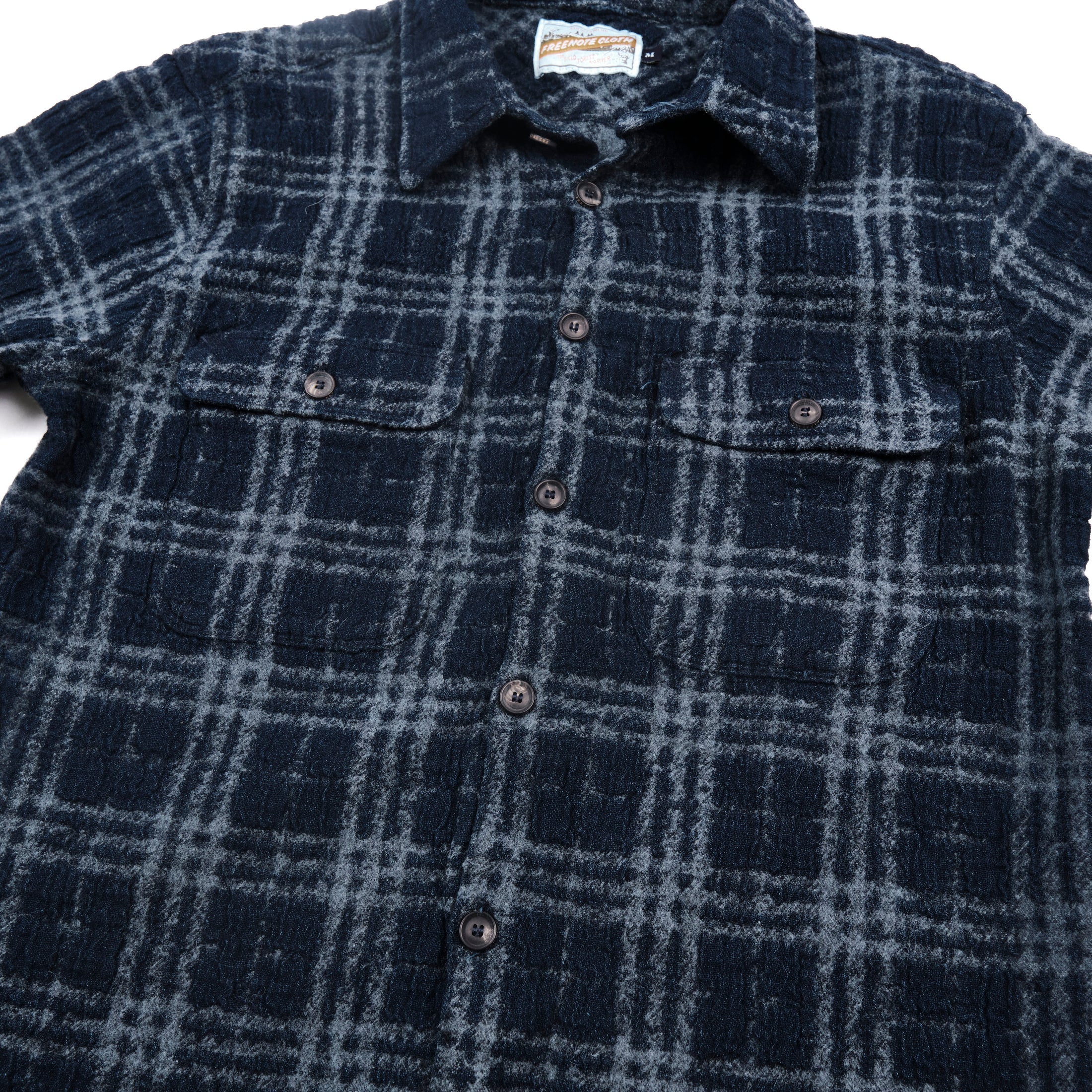 Freenote Cloth Benson - Indigo Plaid - Image 9