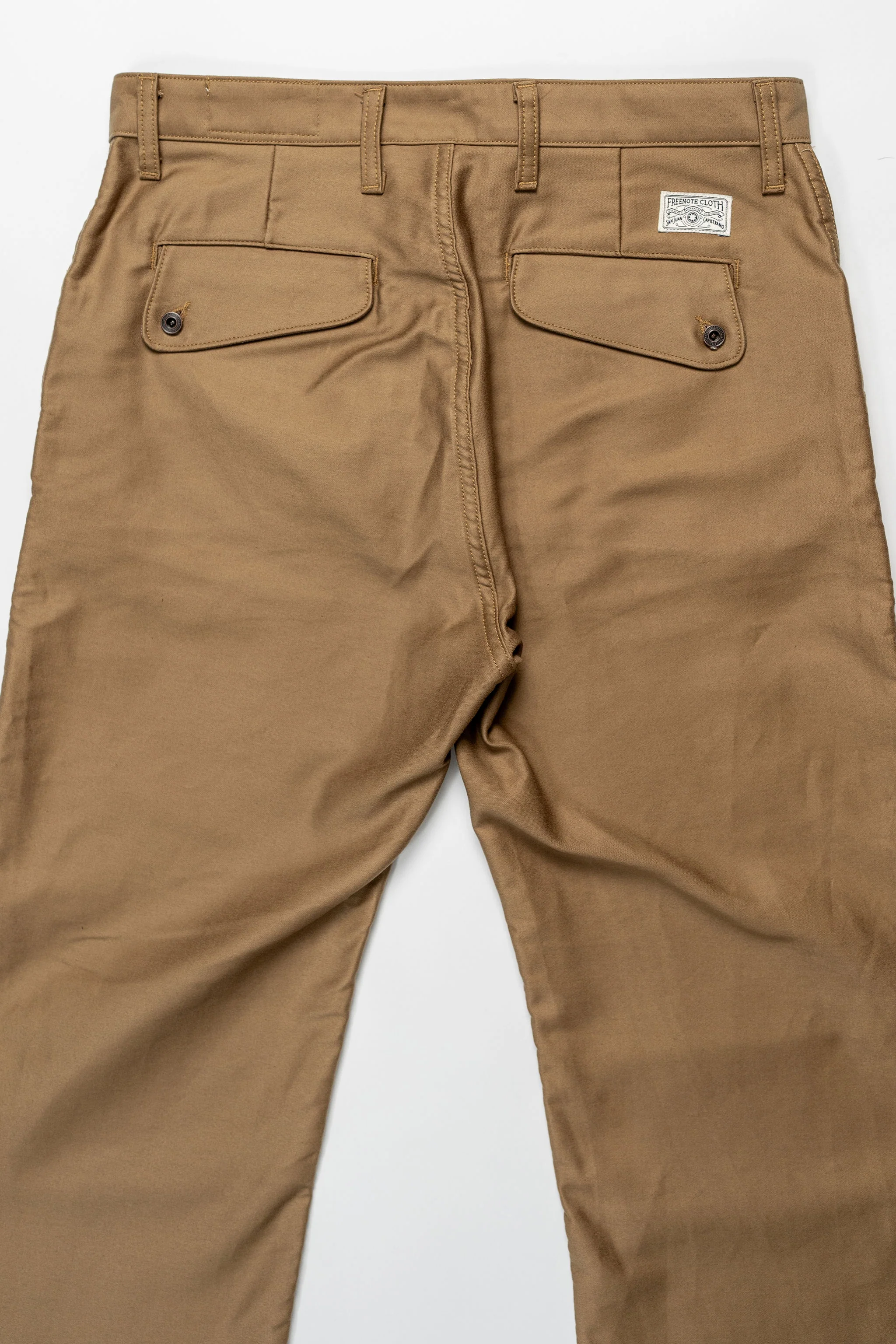 Freenote Cloth Benton Pant - Khaki - Image 7
