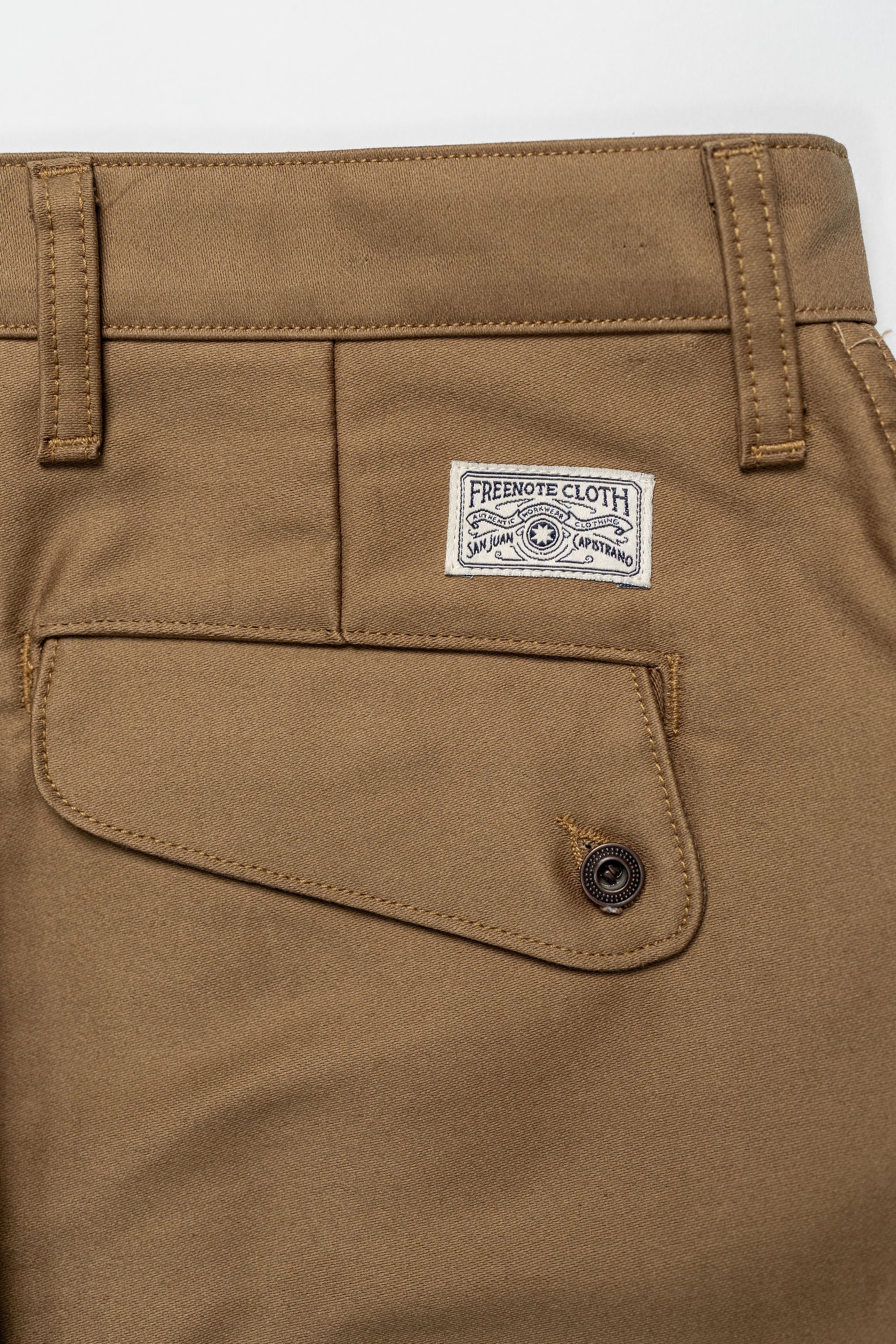 Freenote Cloth Benton Pant - Khaki - Image 8