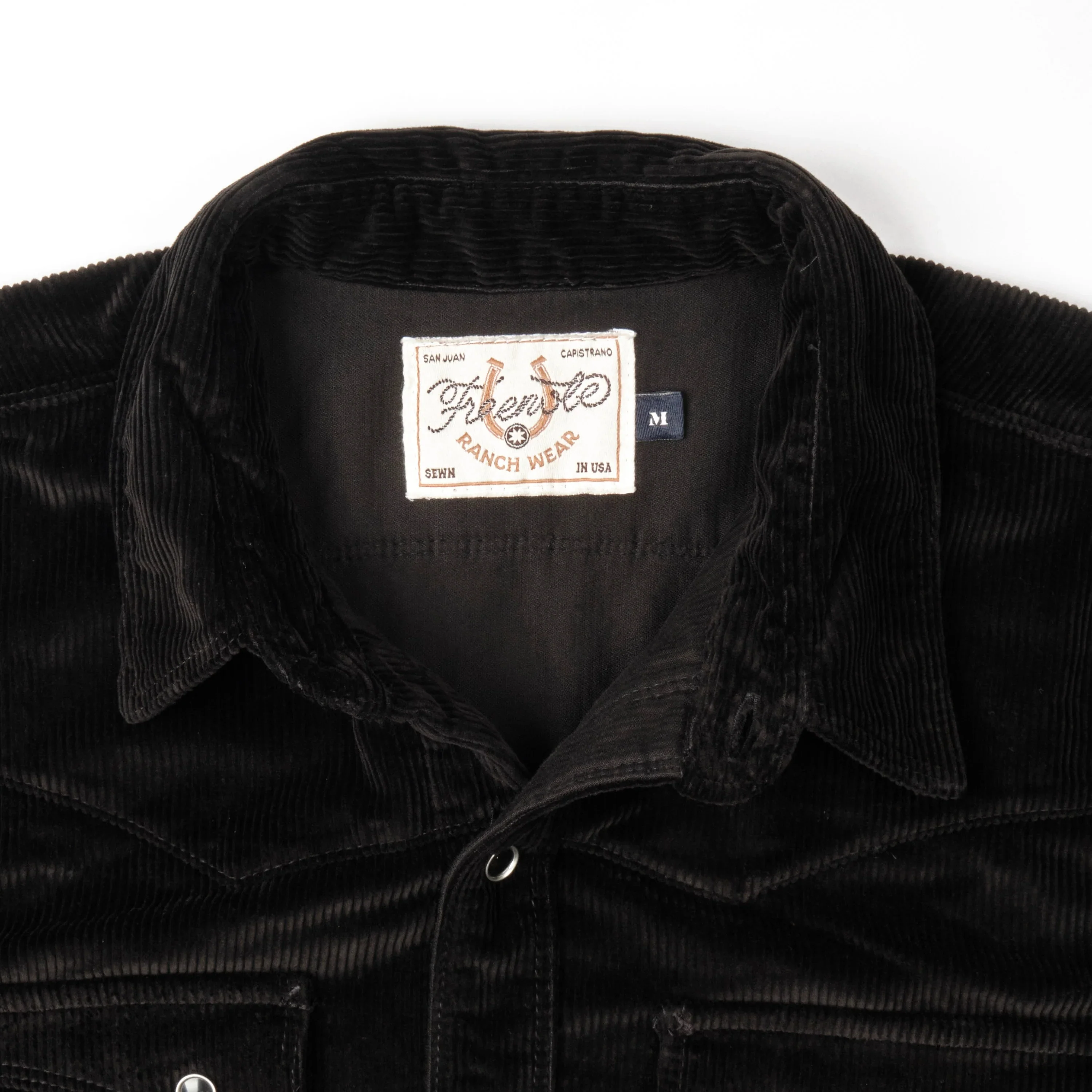 Freenote Cloth Calico - Black Corduroy - Image 5