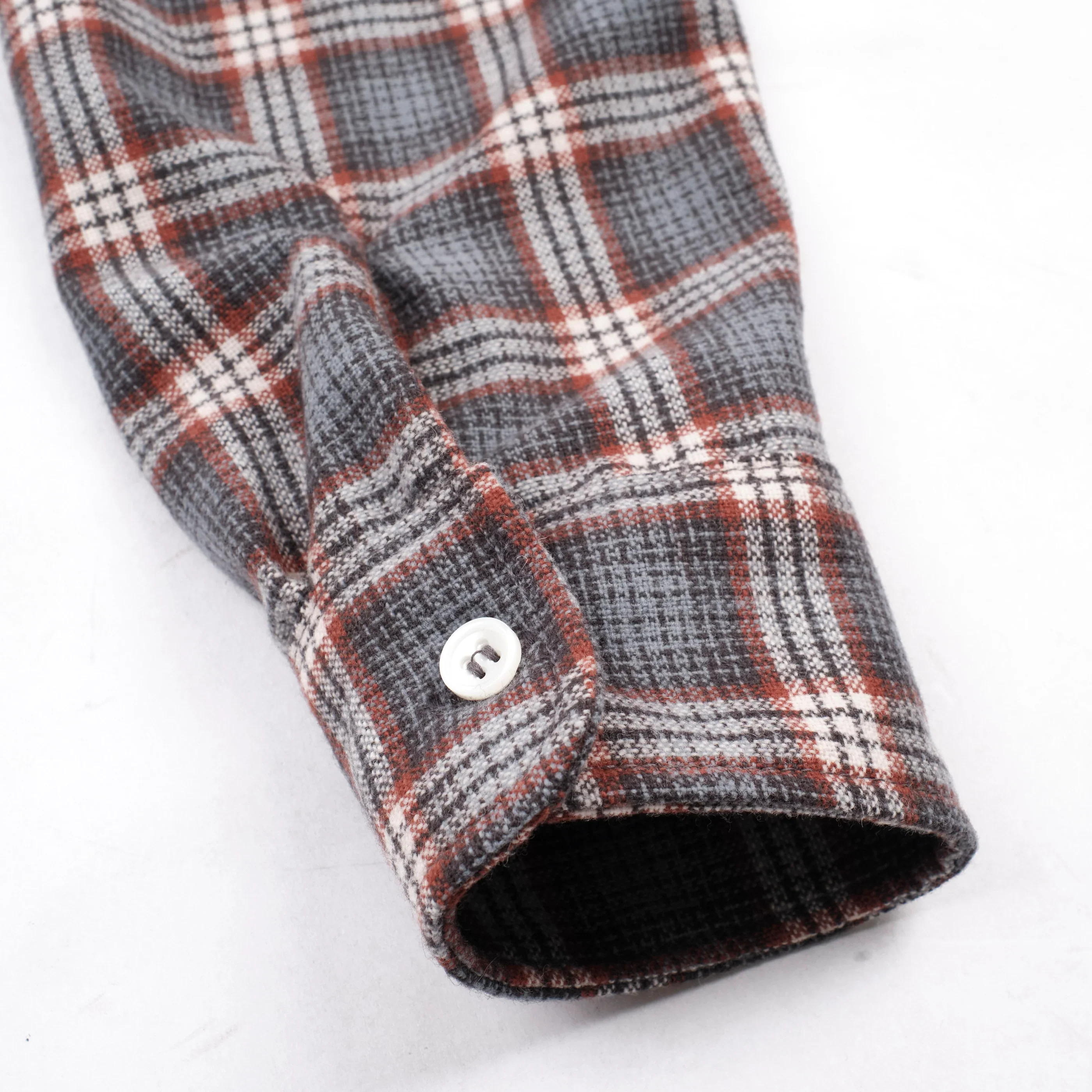 Freenote Cloth Dayton - LS Kodiak Gray Wool - Image 12