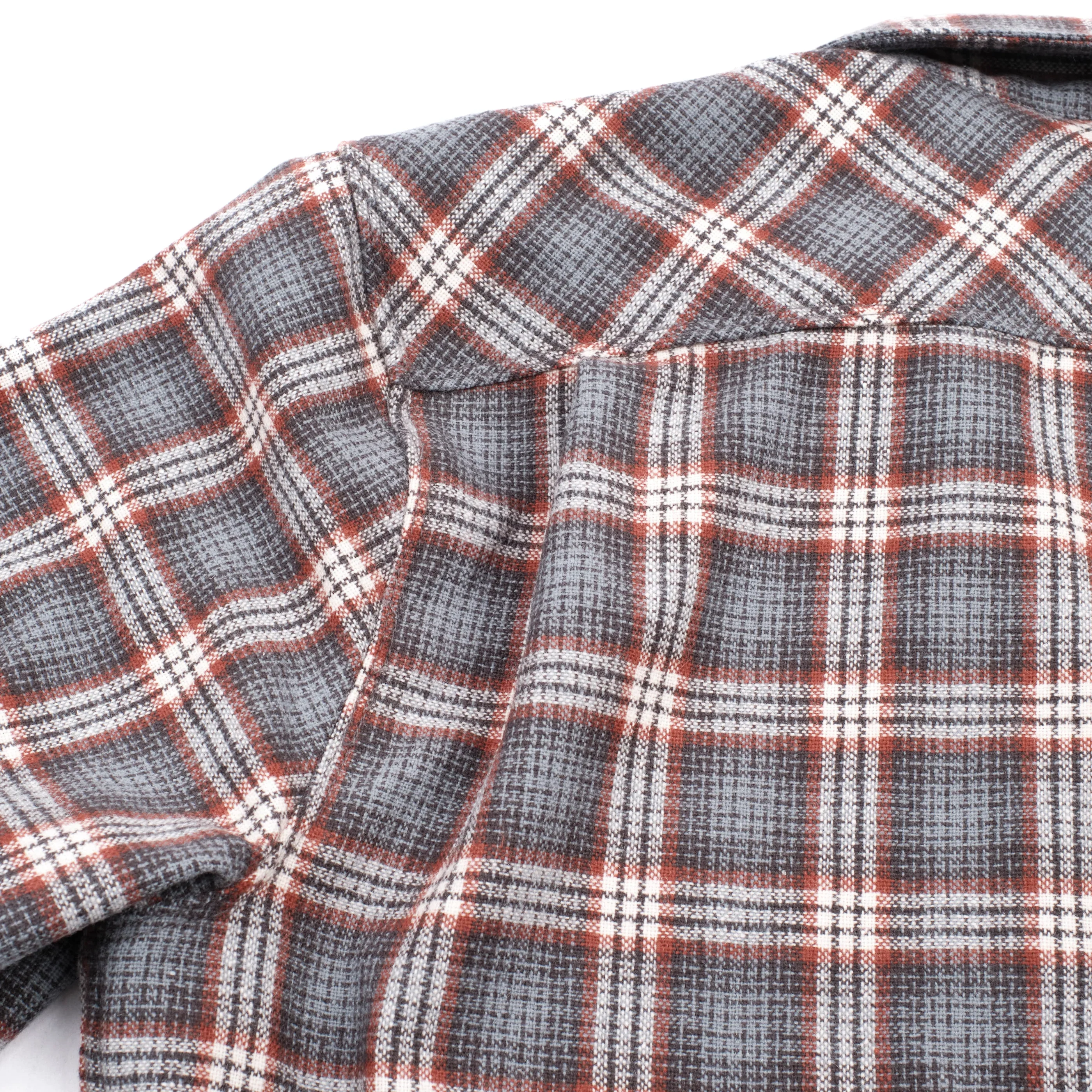 Freenote Cloth Dayton - LS Kodiak Gray Wool - Image 14