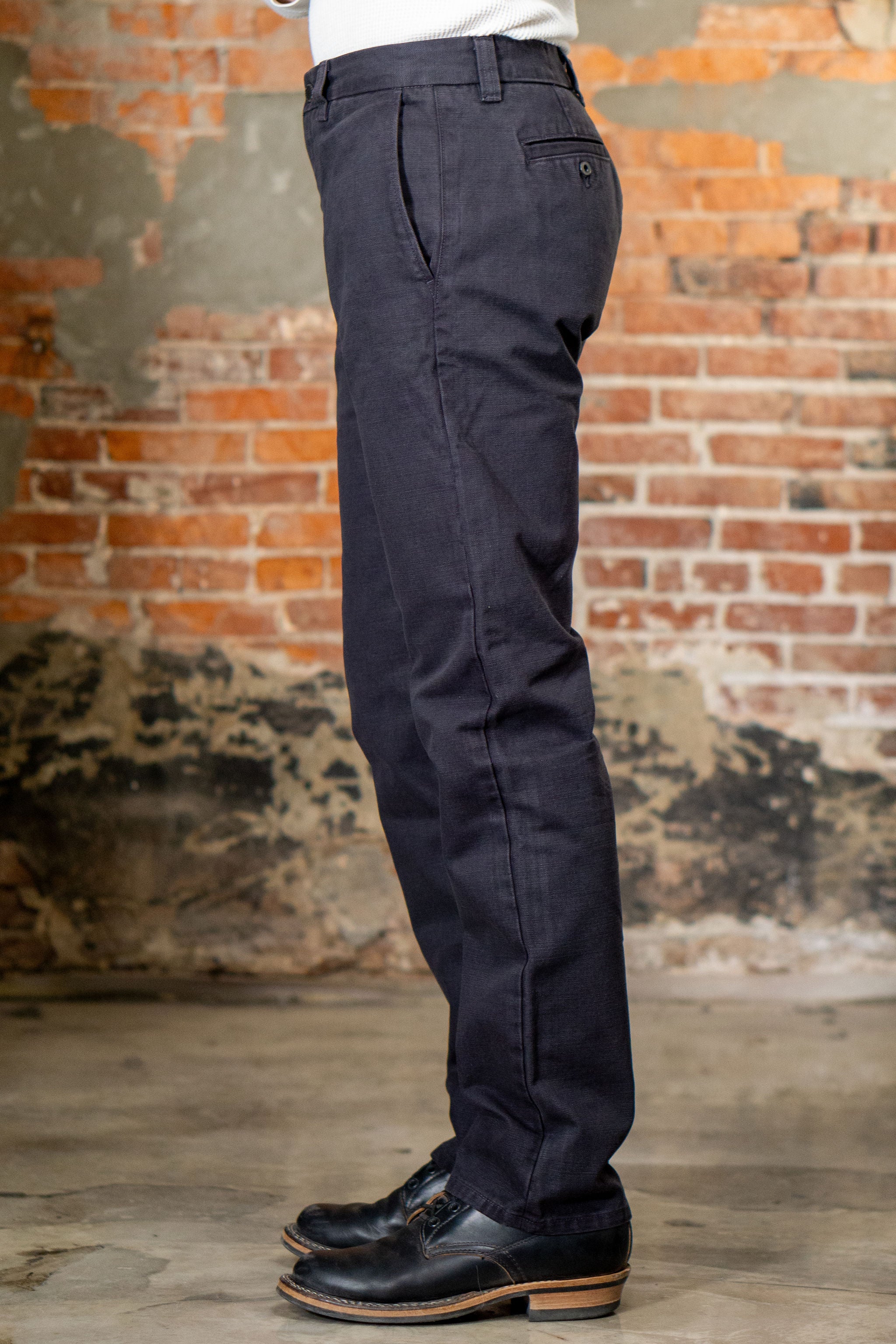 Freenote Cloth Deck Pant - 14oz Slub Black - Image 2