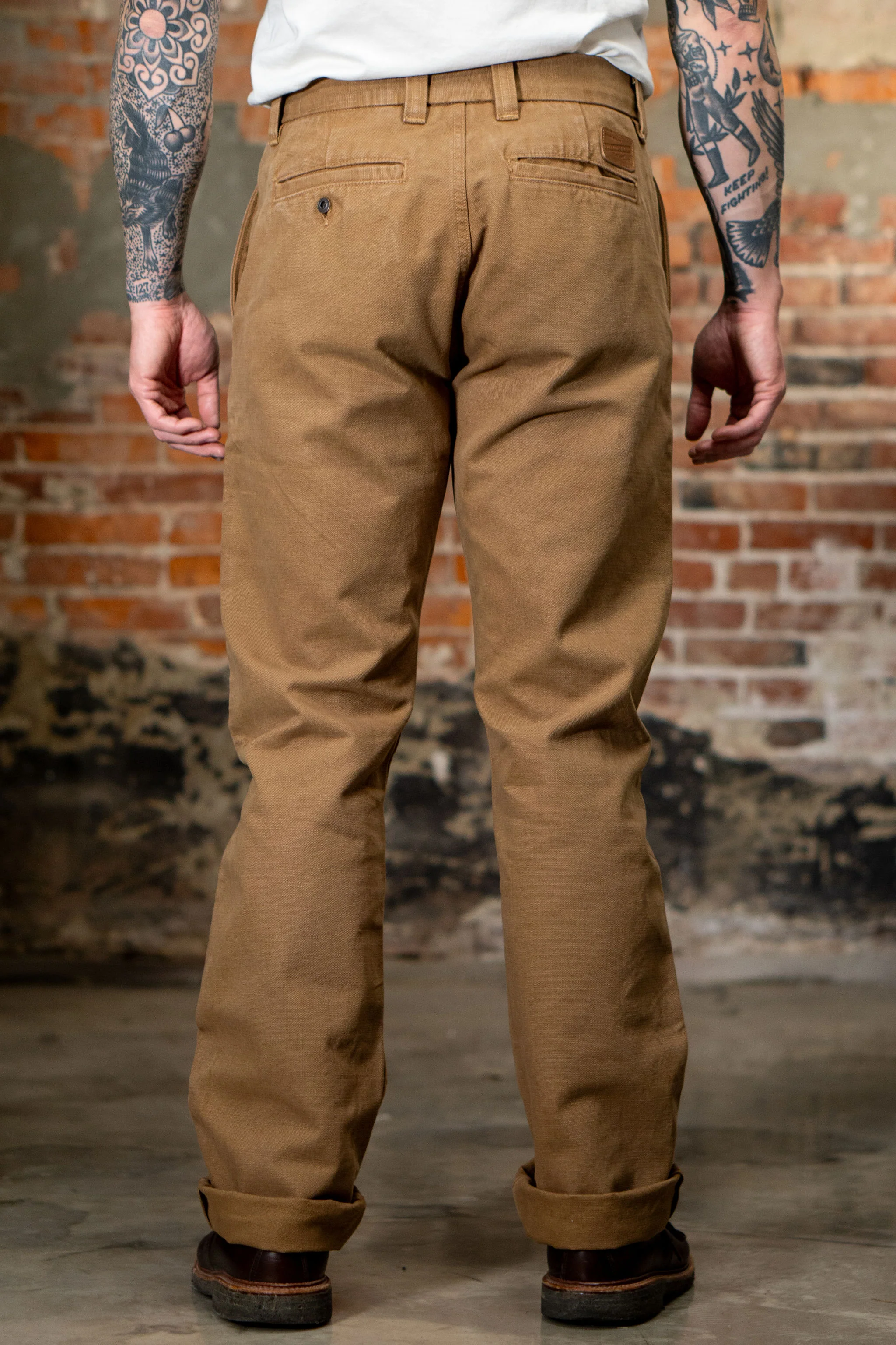 Freenote Cloth Deck Pant - 14oz Slub Tan - Image 3