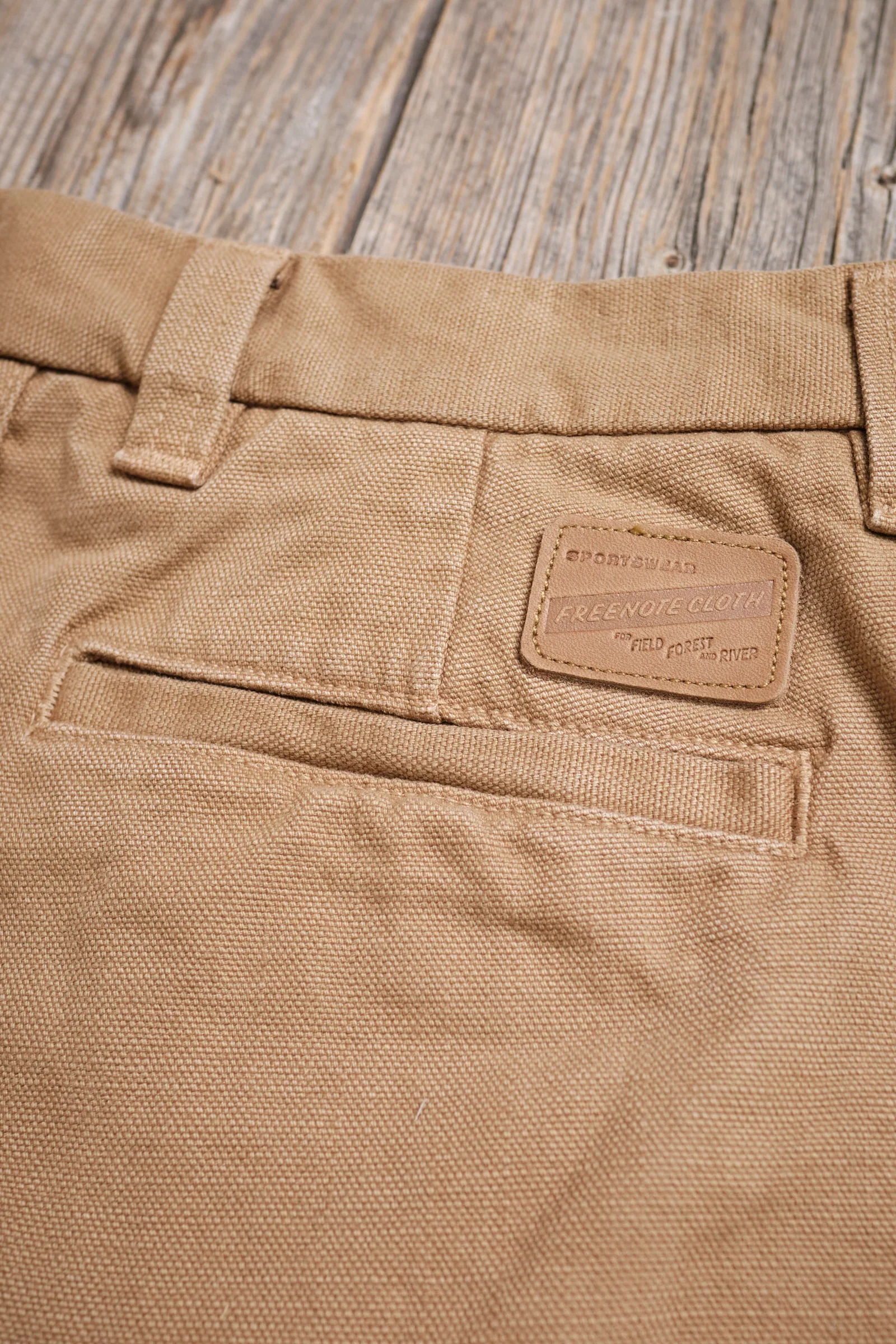 Freenote Cloth Deck Pant - 14oz Slub Tan - Image 7