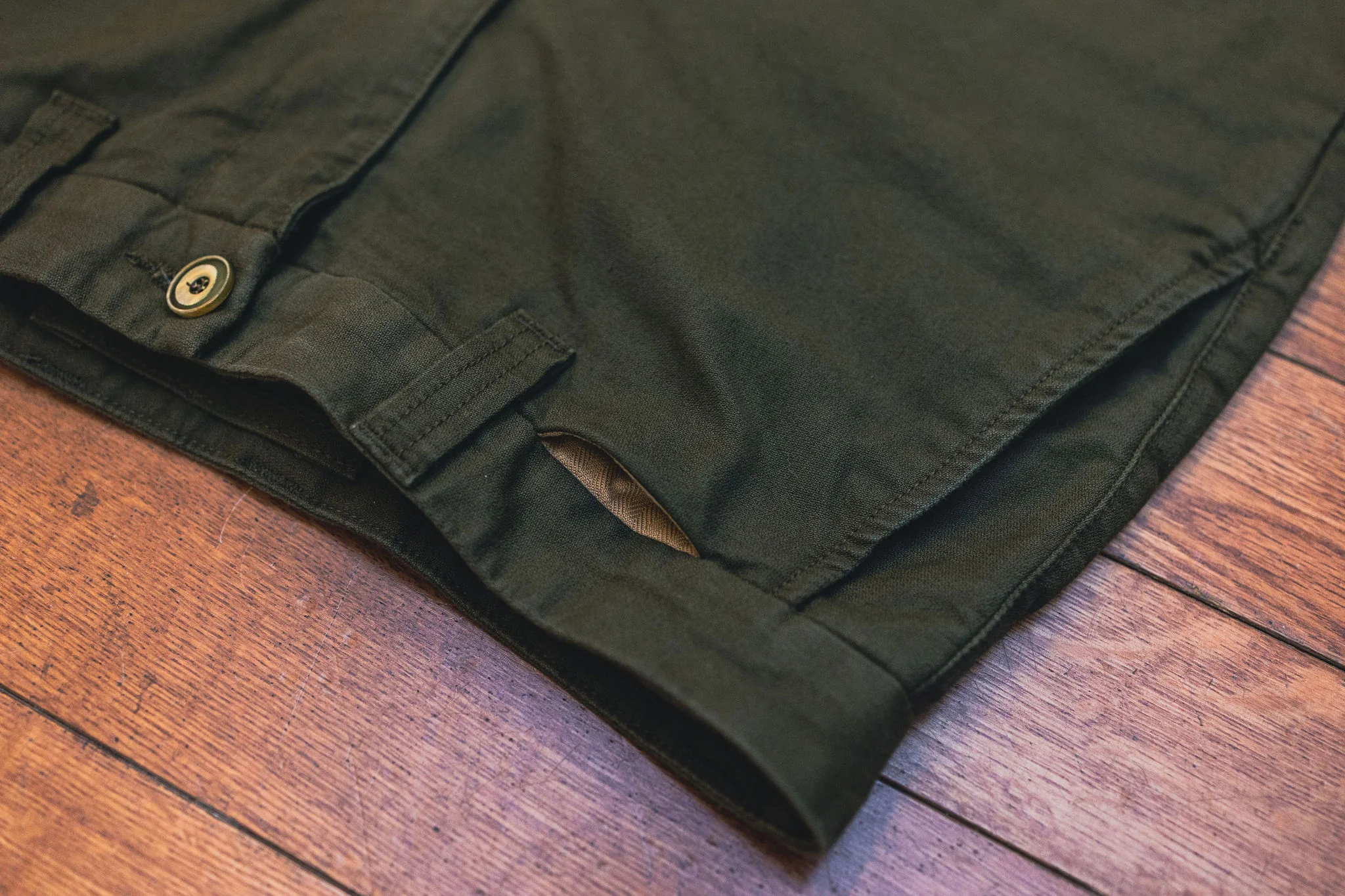 Freenote Cloth Deck Pant - Olive - Image 11