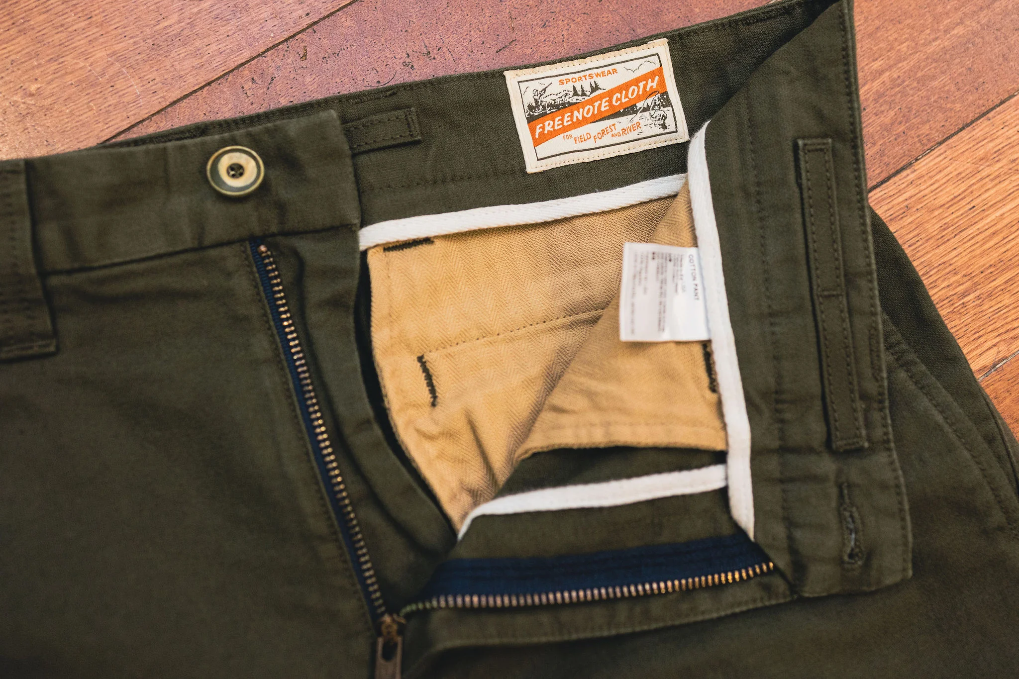 Freenote Cloth Deck Pant - Olive - Image 9