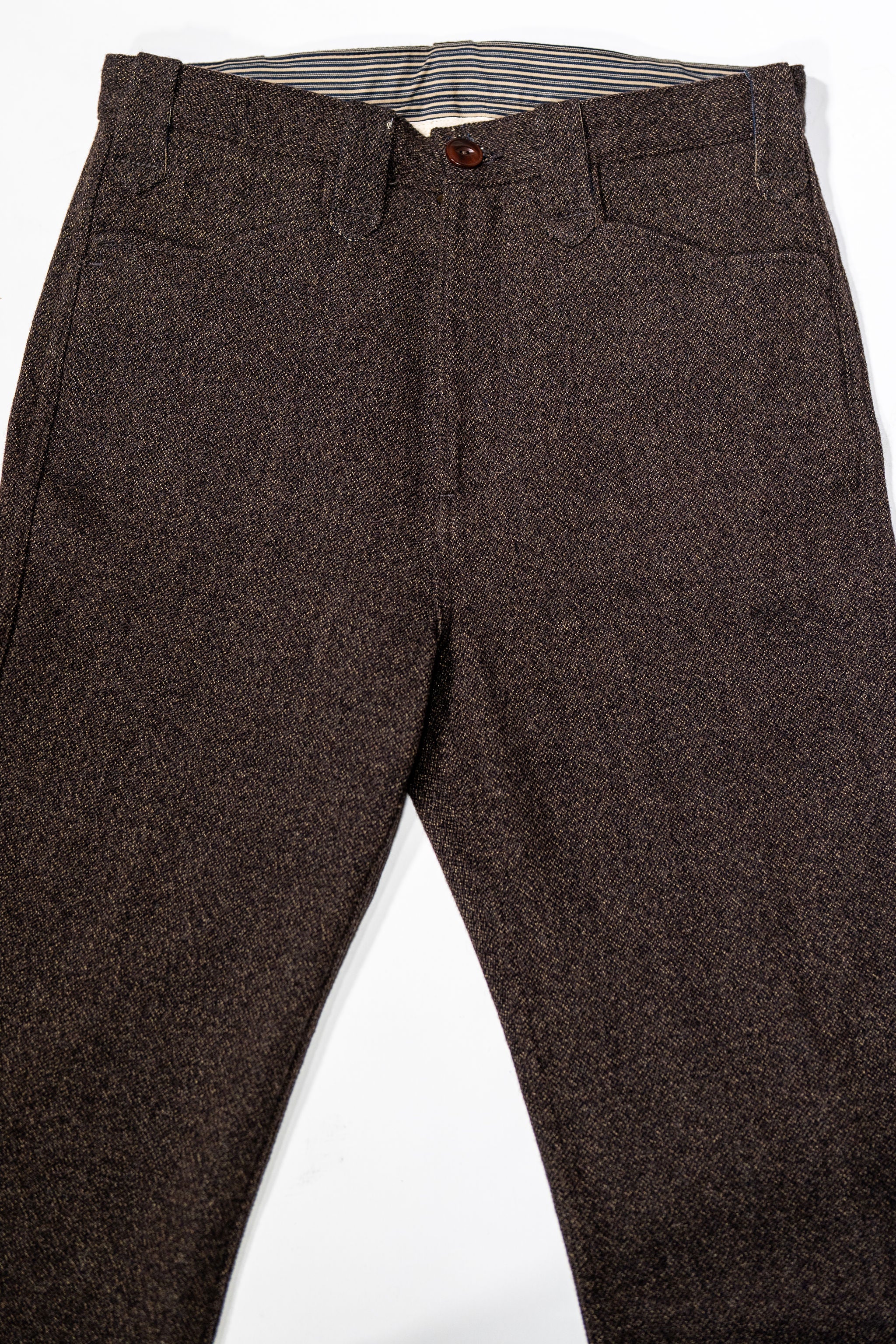 Freenote Cloth Duster Pant - Brown Wool - Image 4