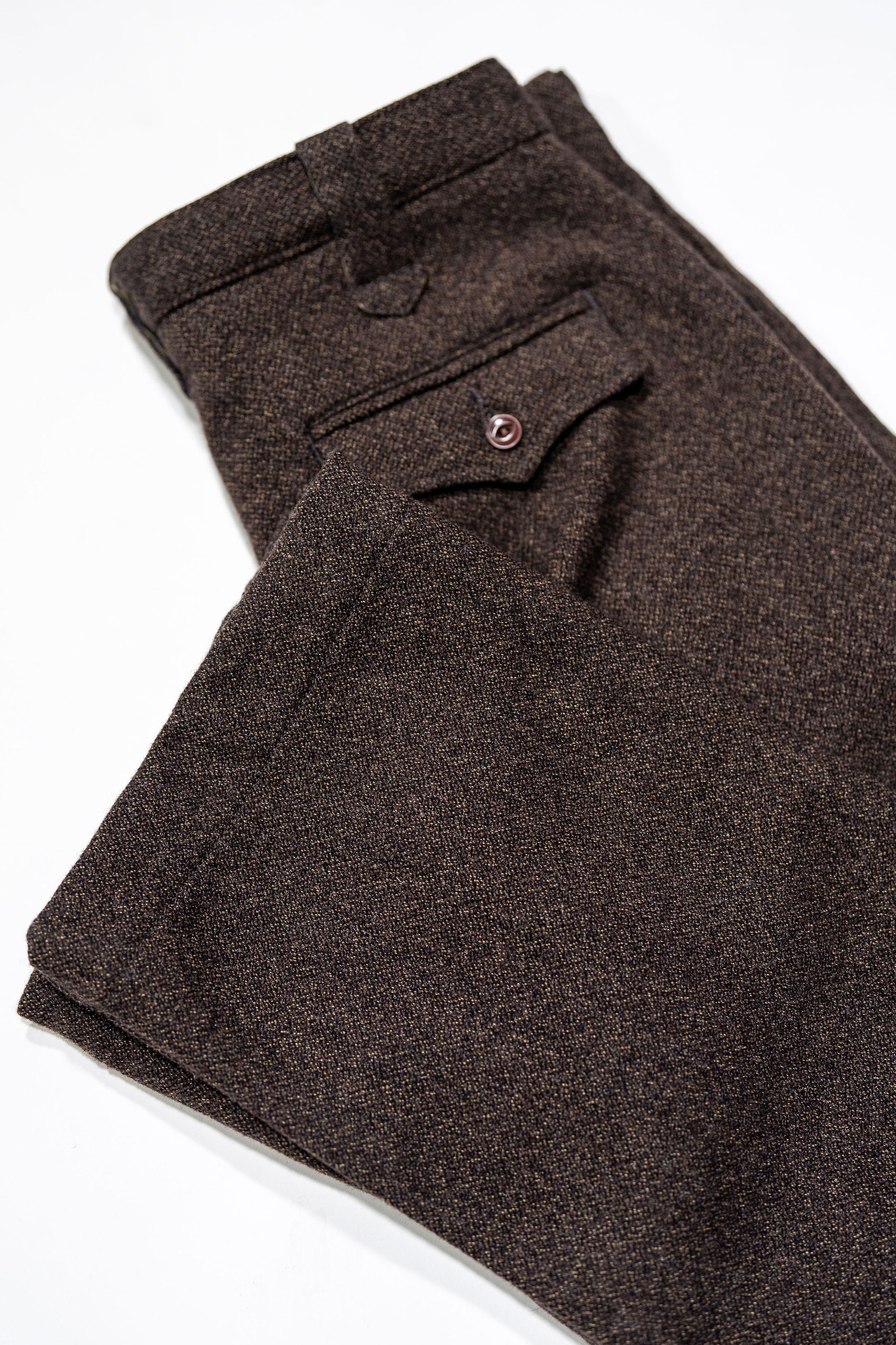 Freenote Cloth Duster Pant - Brown Wool - Image 7