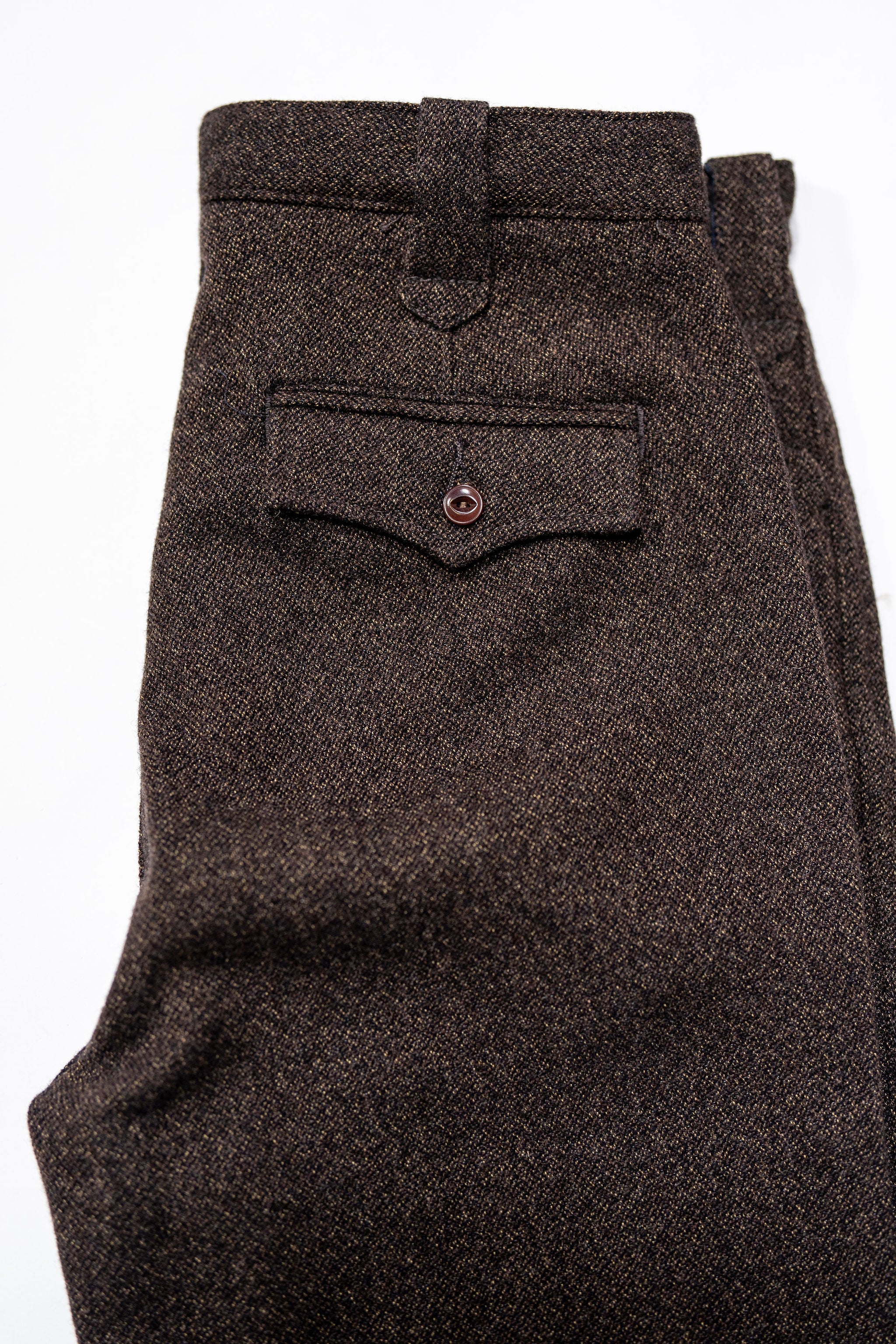 Freenote Cloth Duster Pant - Brown Wool - Image 8