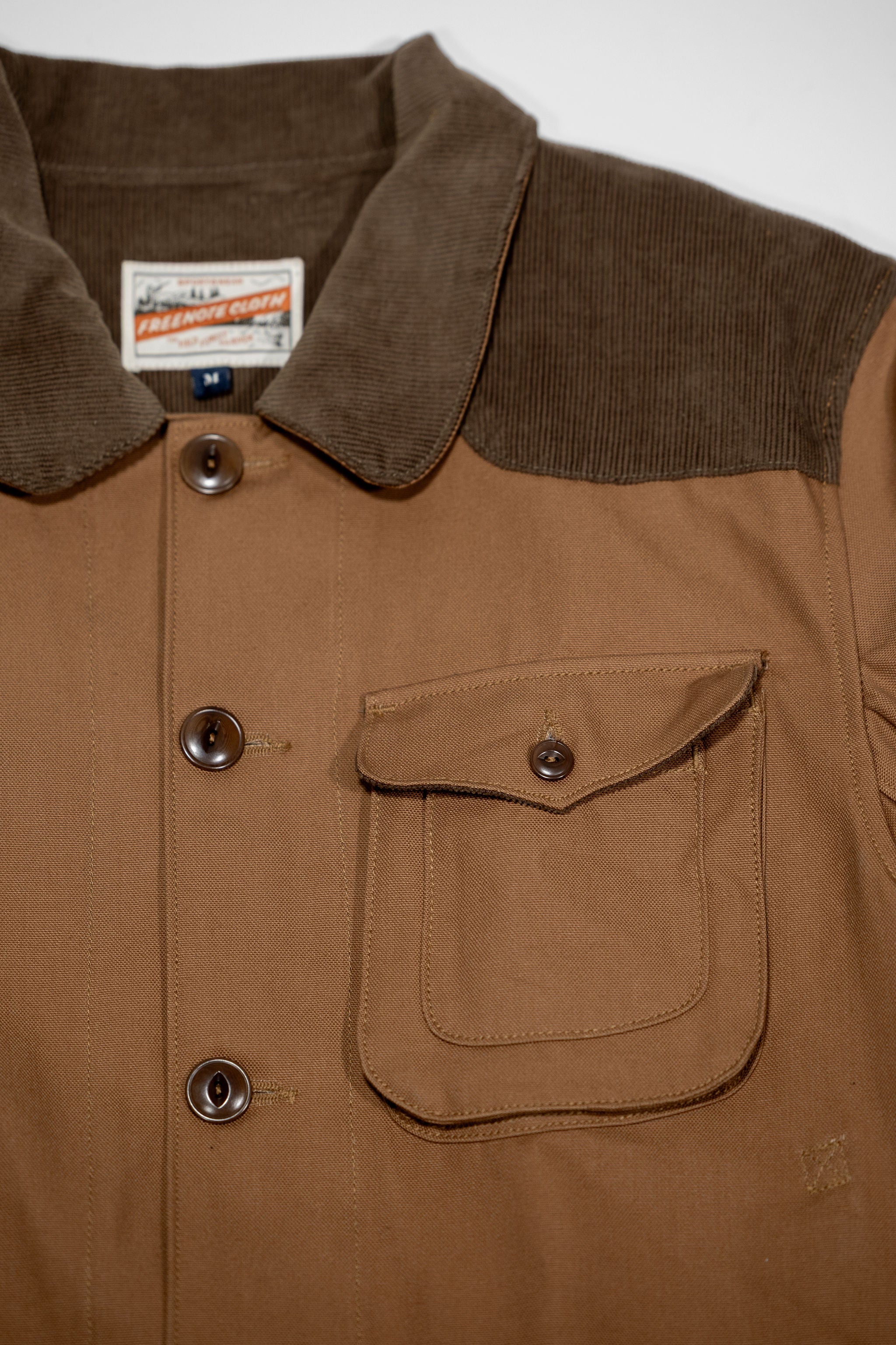 Freenote Cloth Keynot Jacket - Tan Corduroy - Image 7