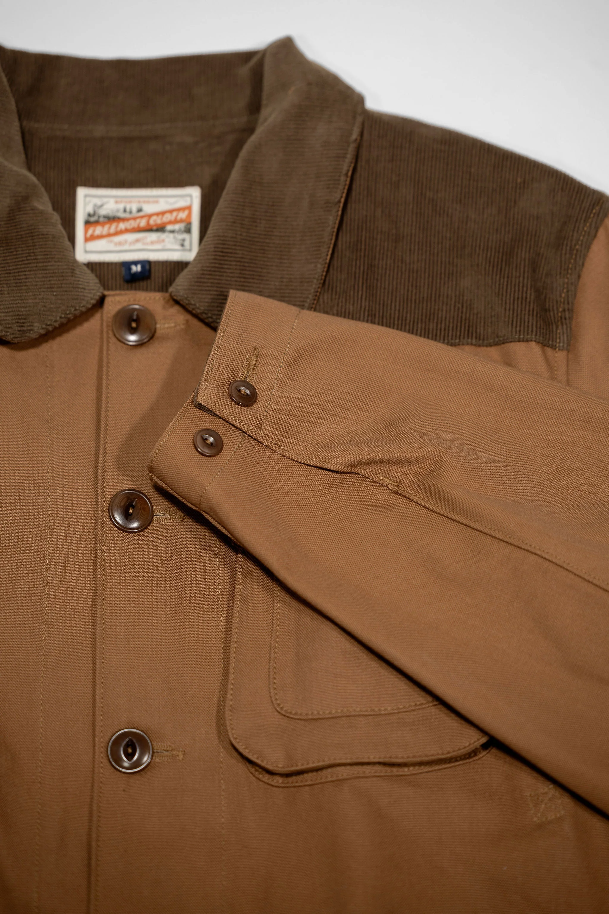 Freenote Cloth Keynot Jacket - Tan Corduroy - Image 9
