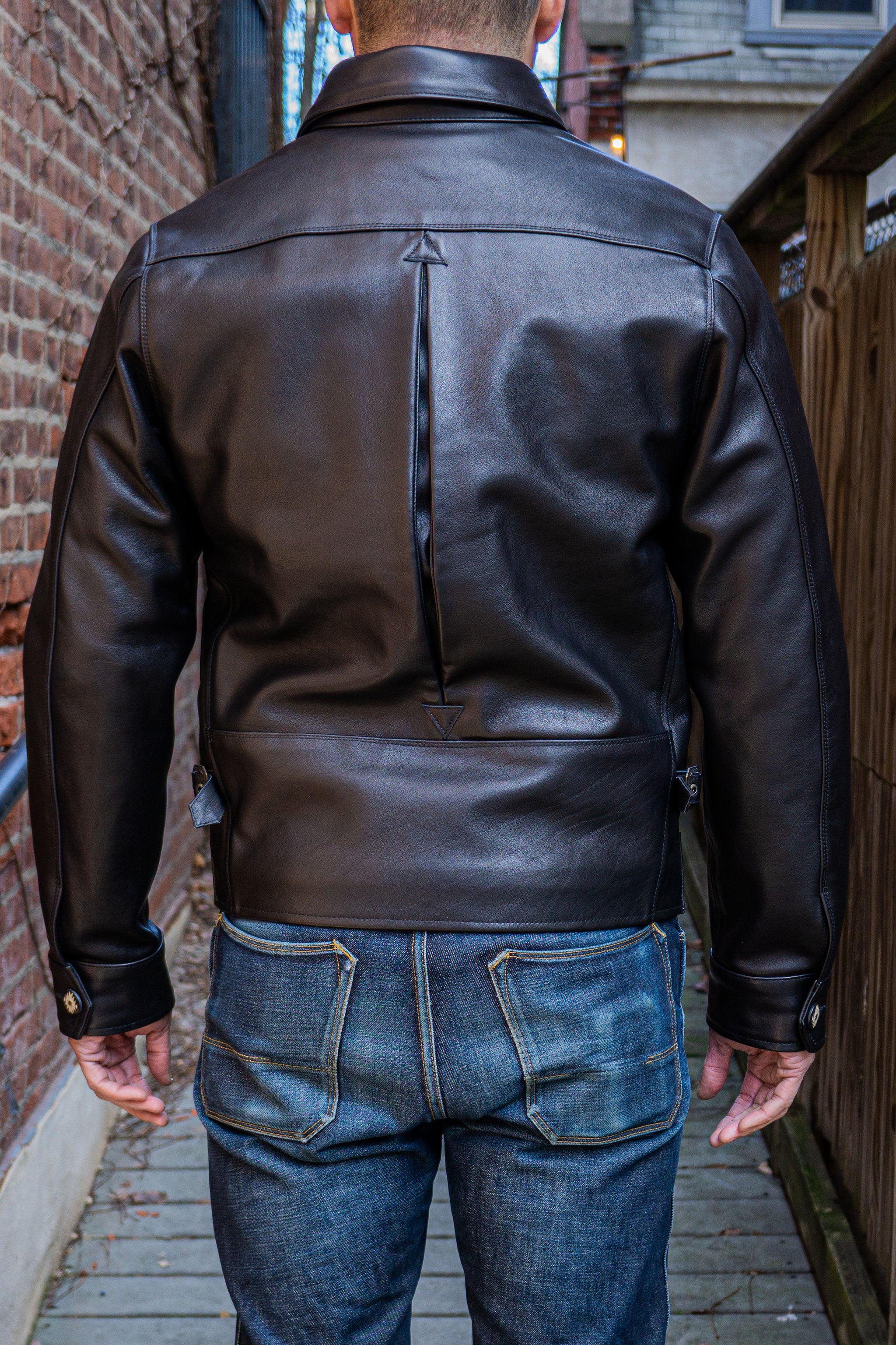 Freenote Cloth Locklin - Black Leather - Image 3