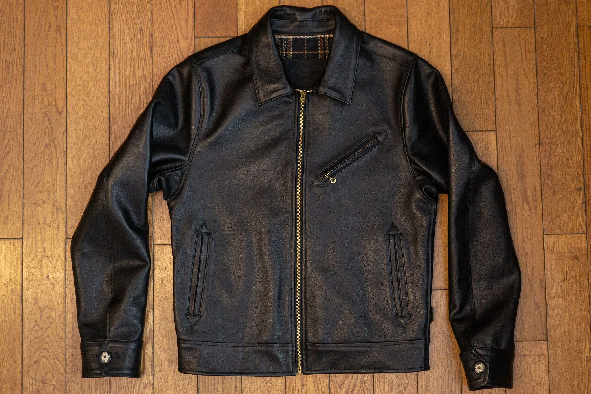 Freenote Cloth Locklin - Black Leather - Image 4