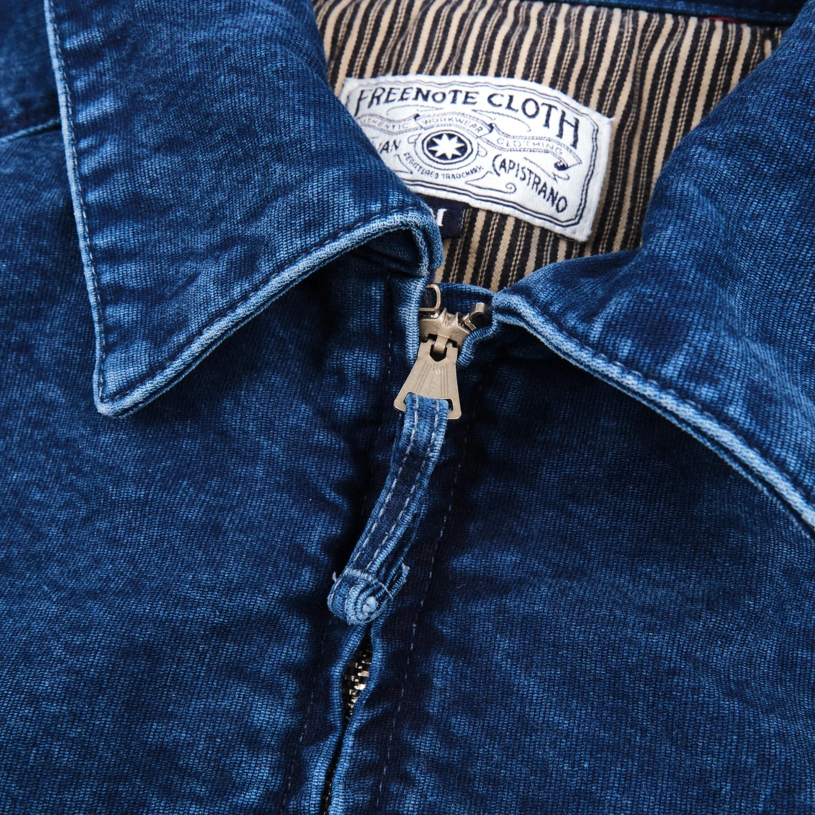Freenote Cloth Mariner Jacket Light - Stone Washed Indigo - Image 10