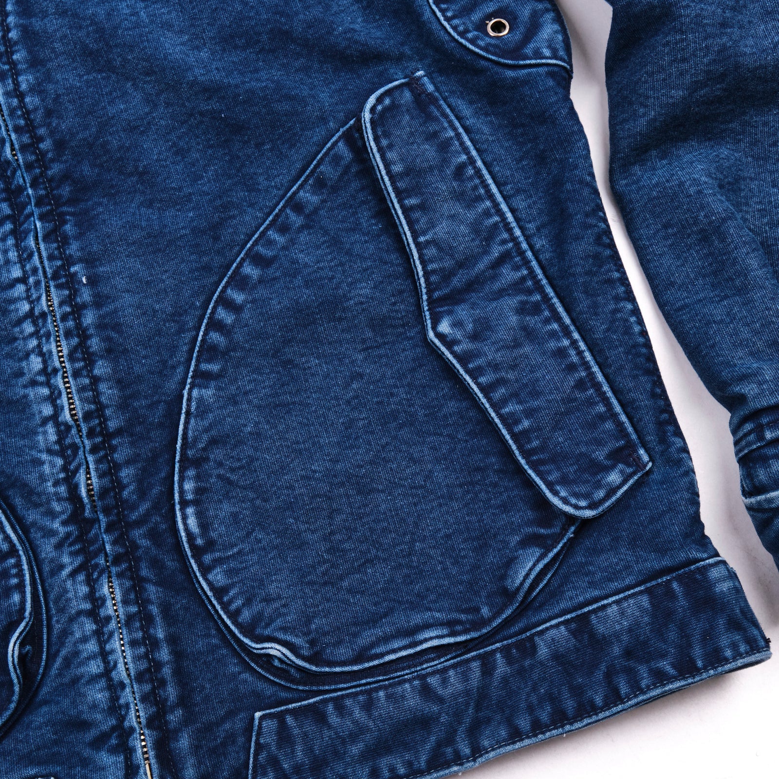 Freenote Cloth Mariner Jacket Light - Stone Washed Indigo - Image 12